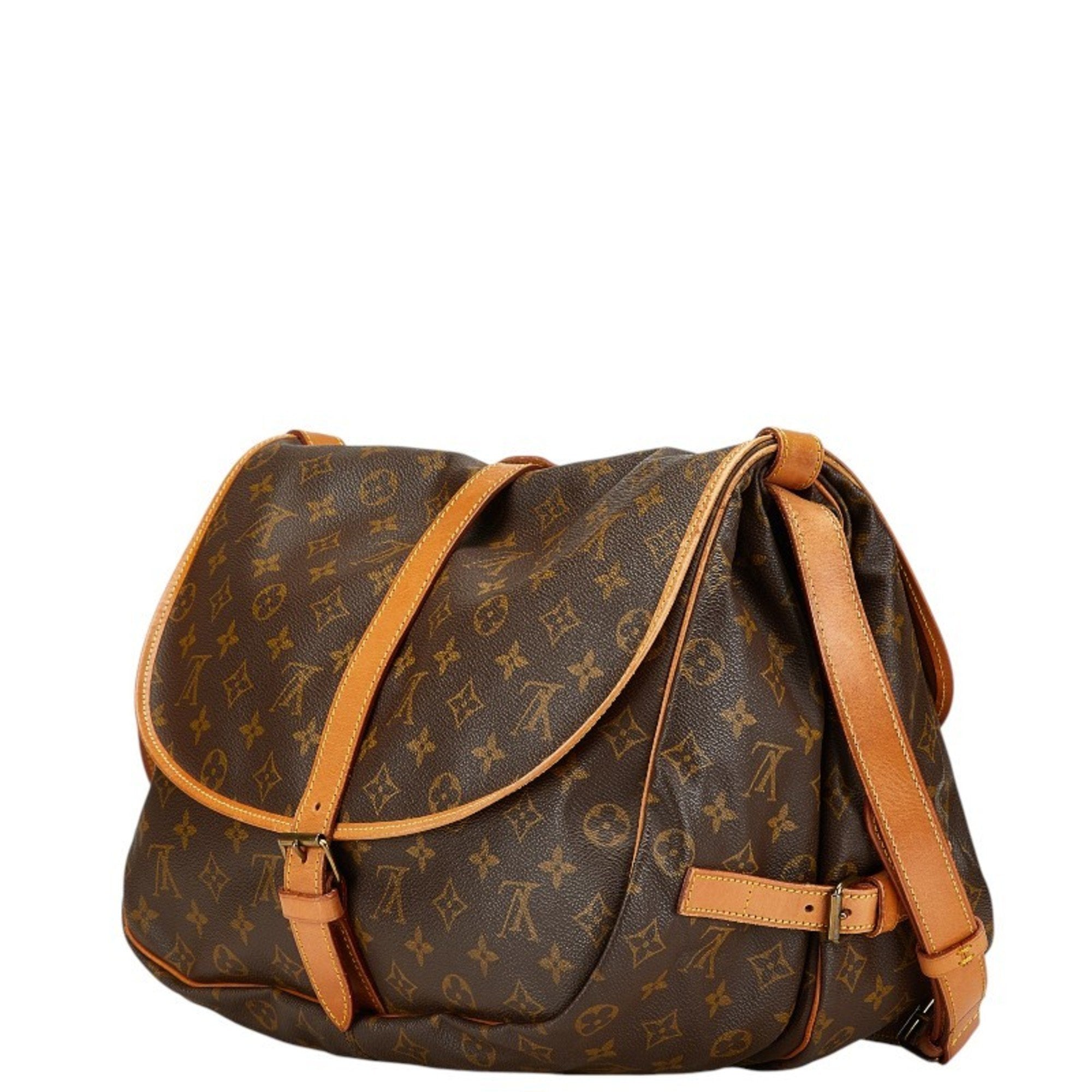 Saumur Handbag Monogram Canvas 35