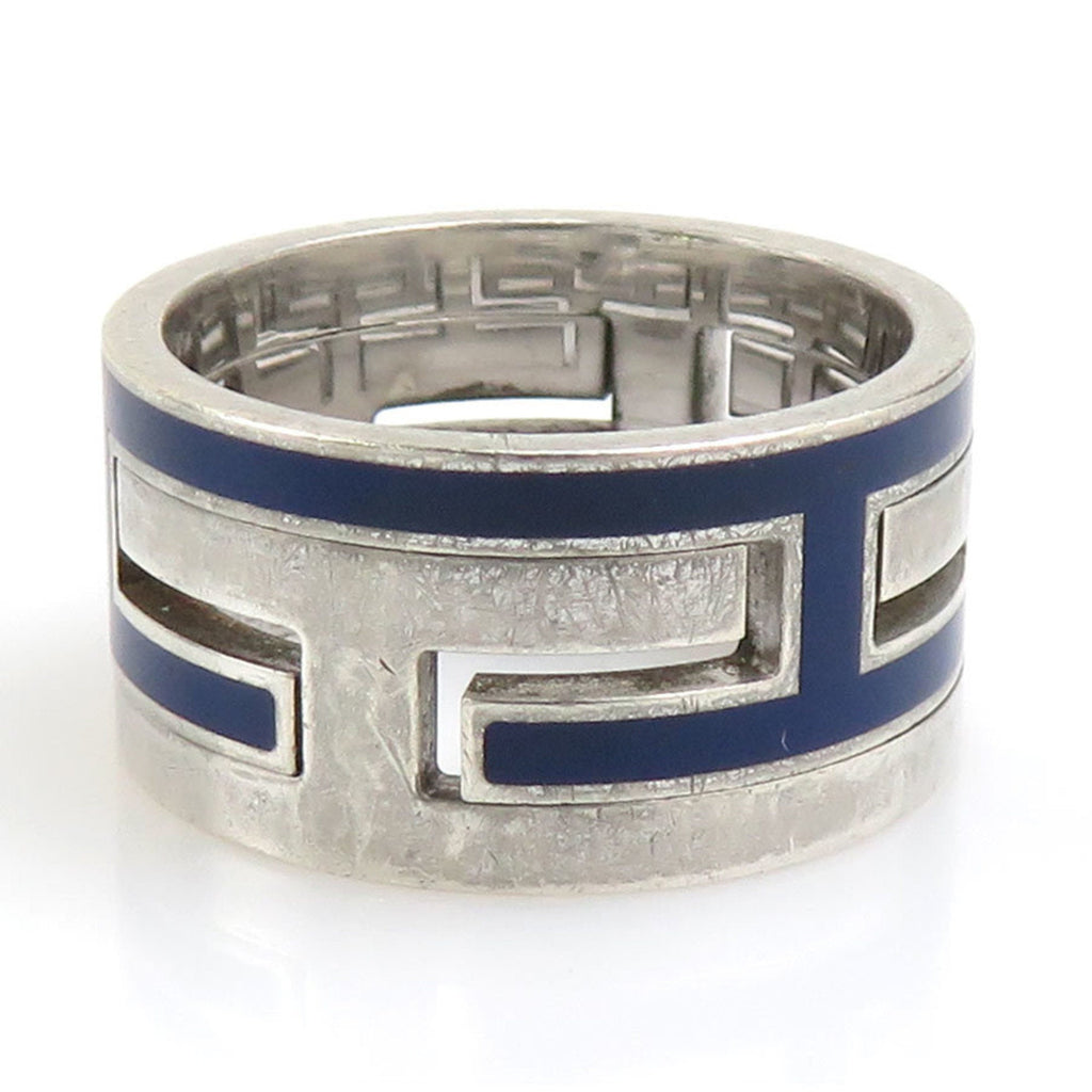 Ring Sterling Silver and Enamel