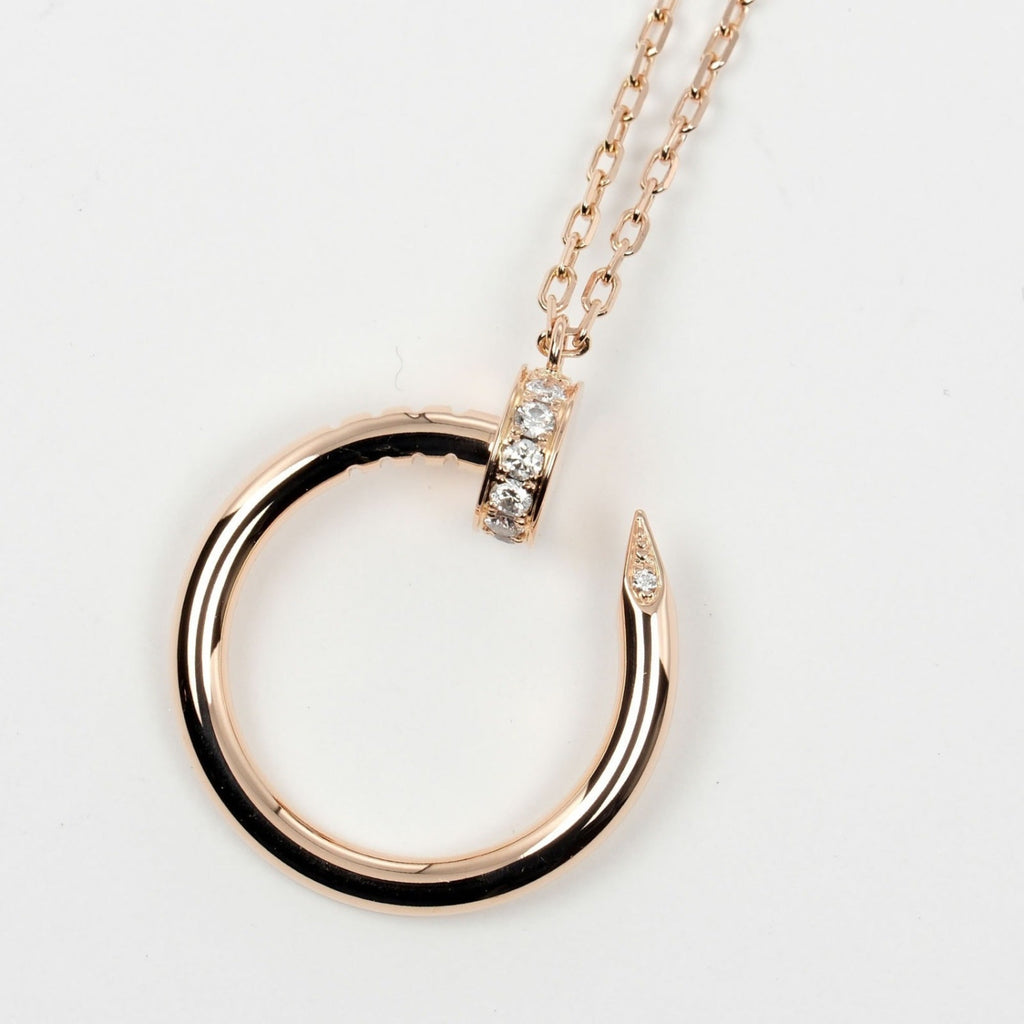 Juste un Clou Pendant Necklace 18K Rose Gold with Diamond