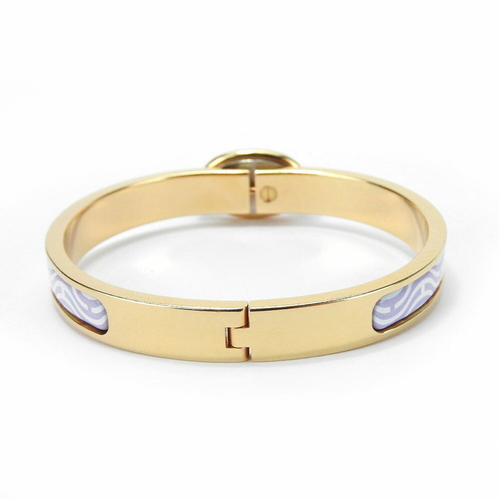 Clic Bracelet Metal Gold Purple Silver