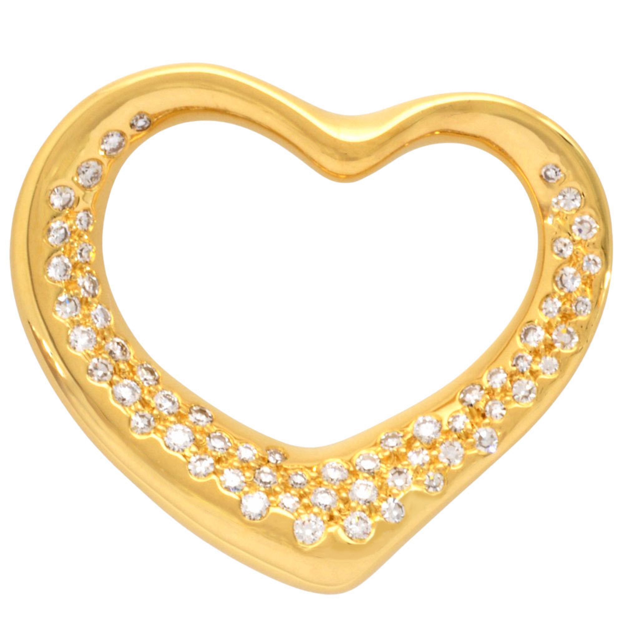 Elsa Peretti Pendant Necklace 18K Yellow Gold 24mm
