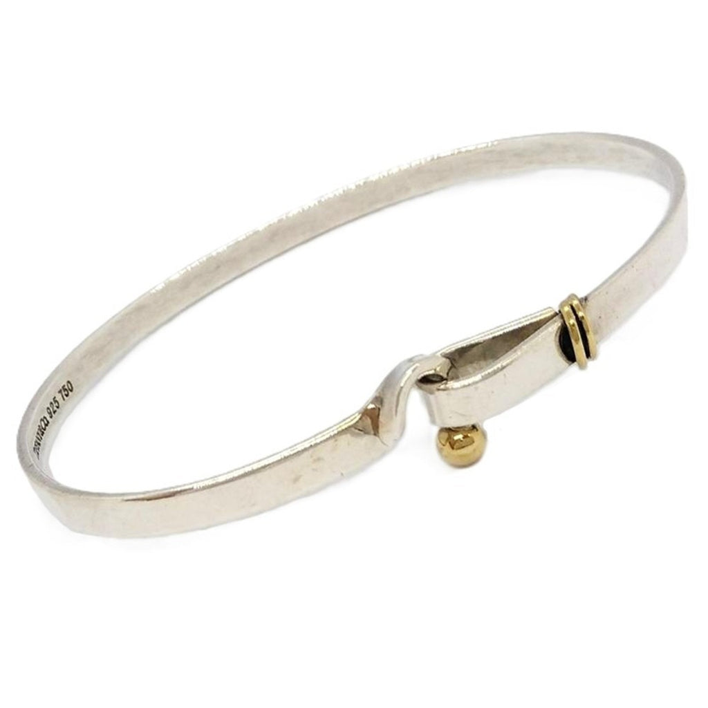 Hook Eye Bracelet 18K Gold and Sterling Silver