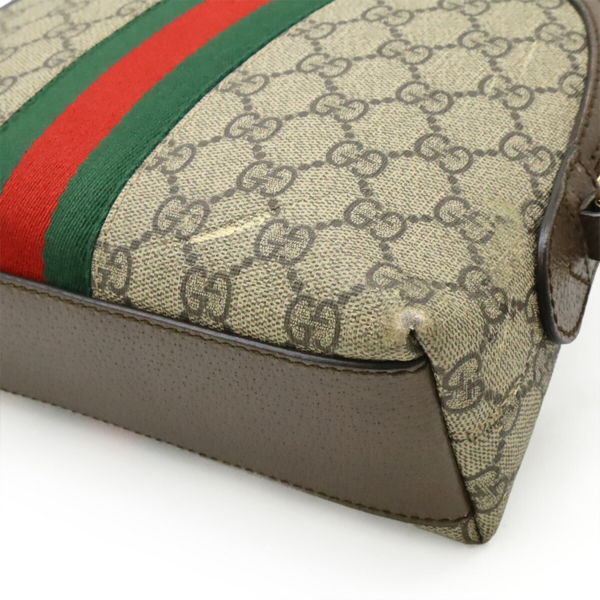 Ophidia Dome Shoulder Bag GG Coated Canvas Small