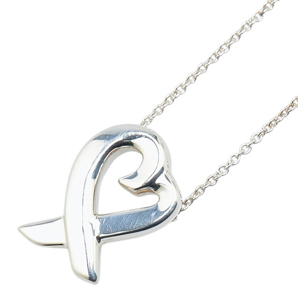 Loving Heart Pendant Necklace Sterling Silver
