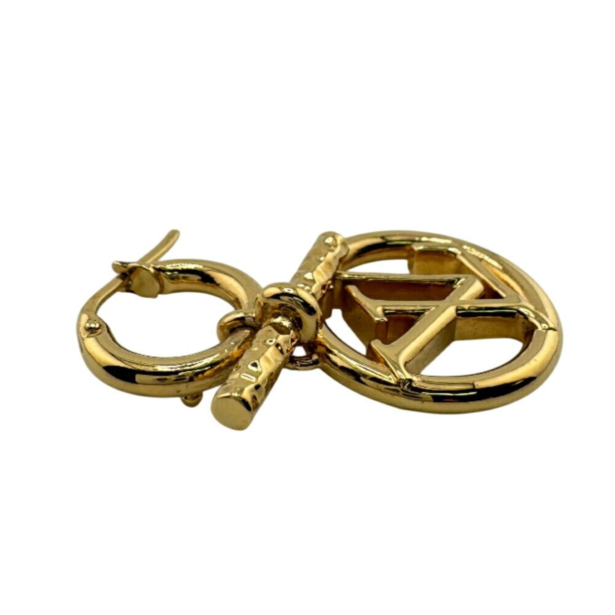 Earrings Gold-Tone Metal
