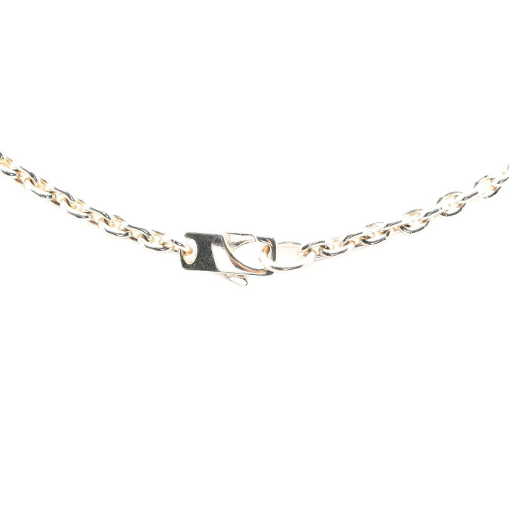 G Chain Pendant Necklace Sterling Silver