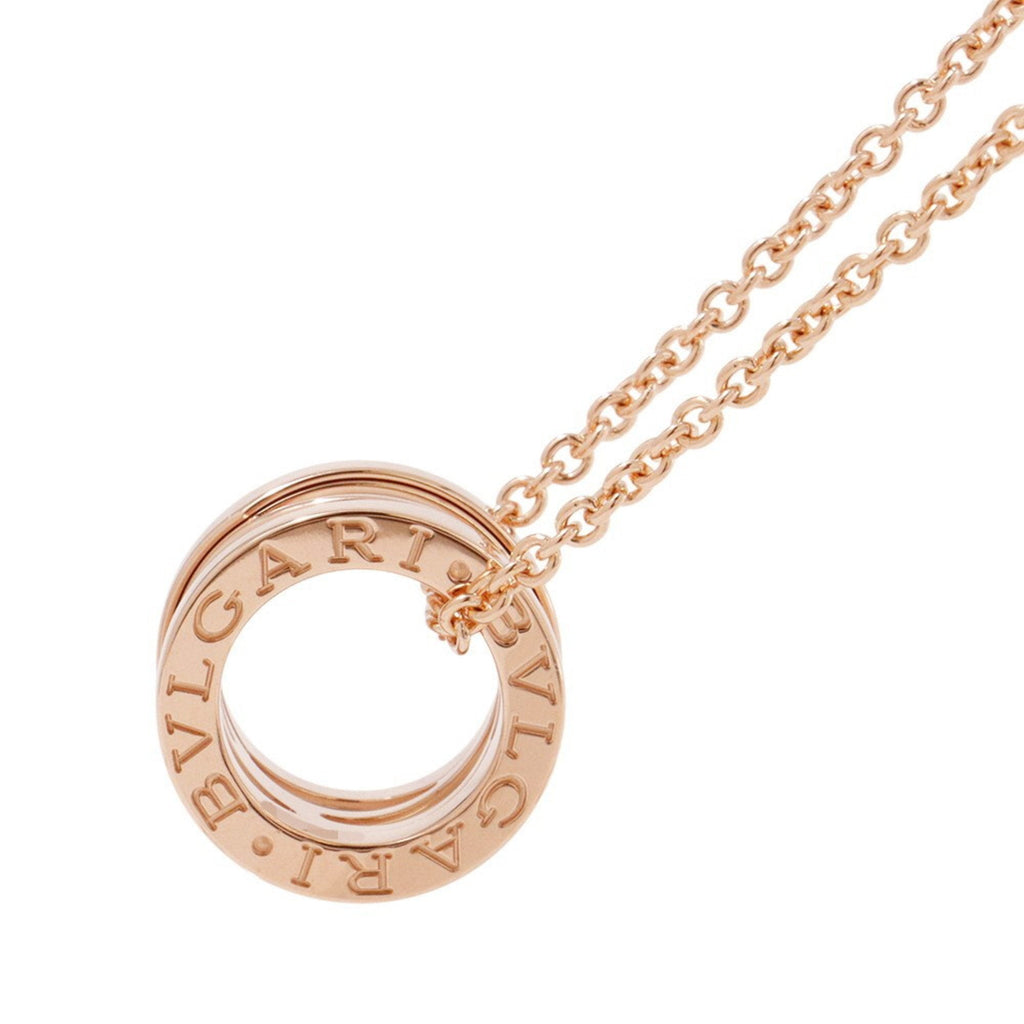 B.Zero1 Pendant Necklace 18K Rose Gold and Ceramic