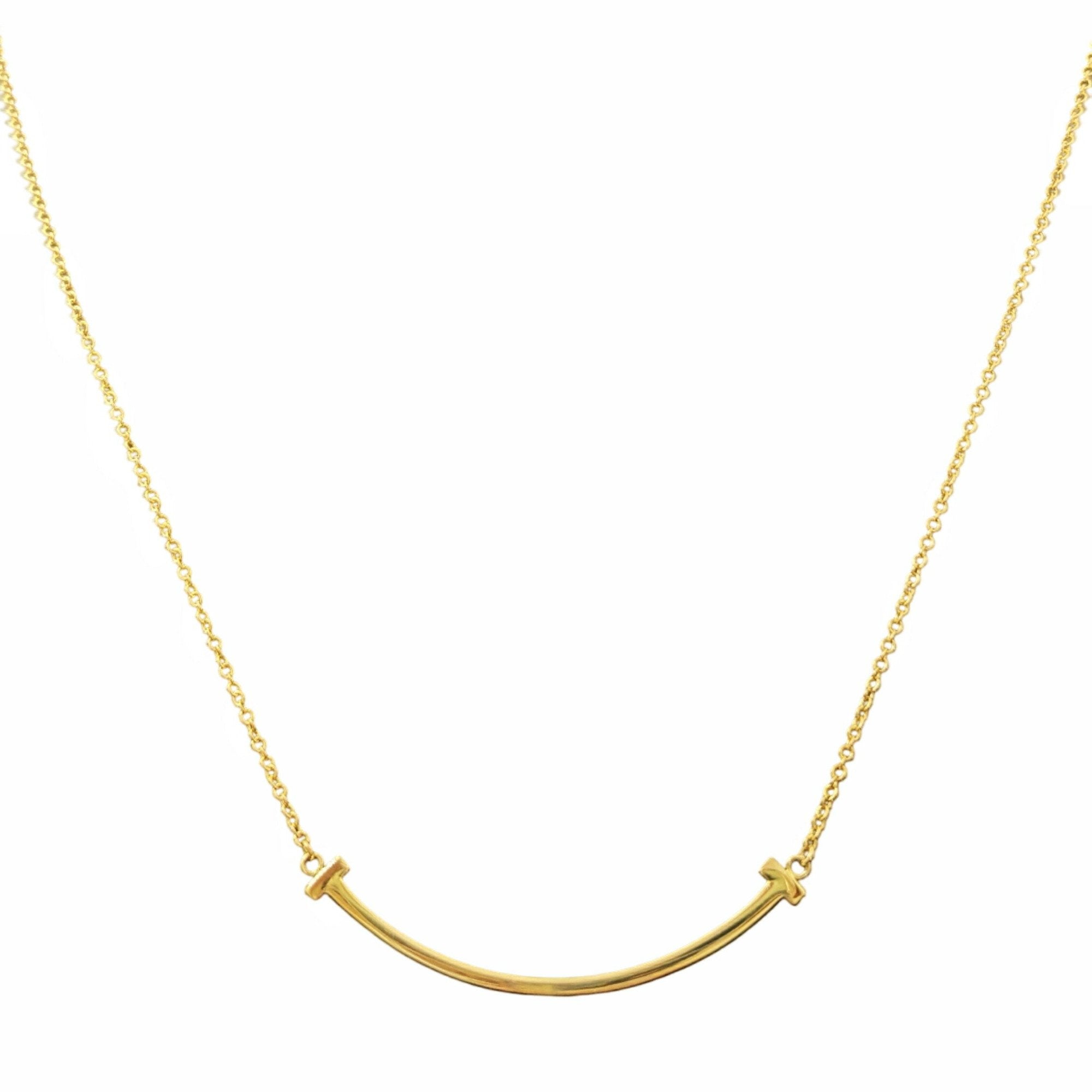 T Smile Pendant Necklace