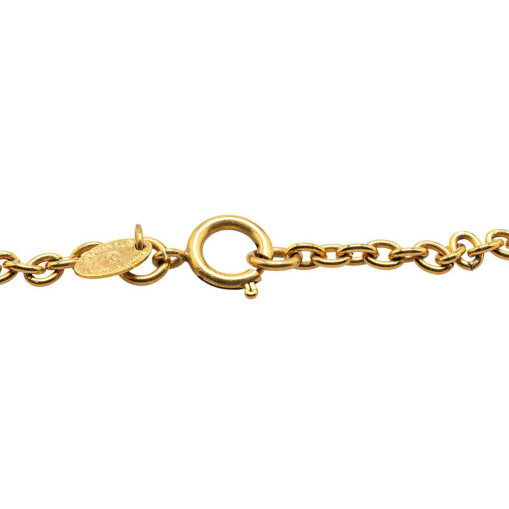 CC Logo Pendant Necklace Metal