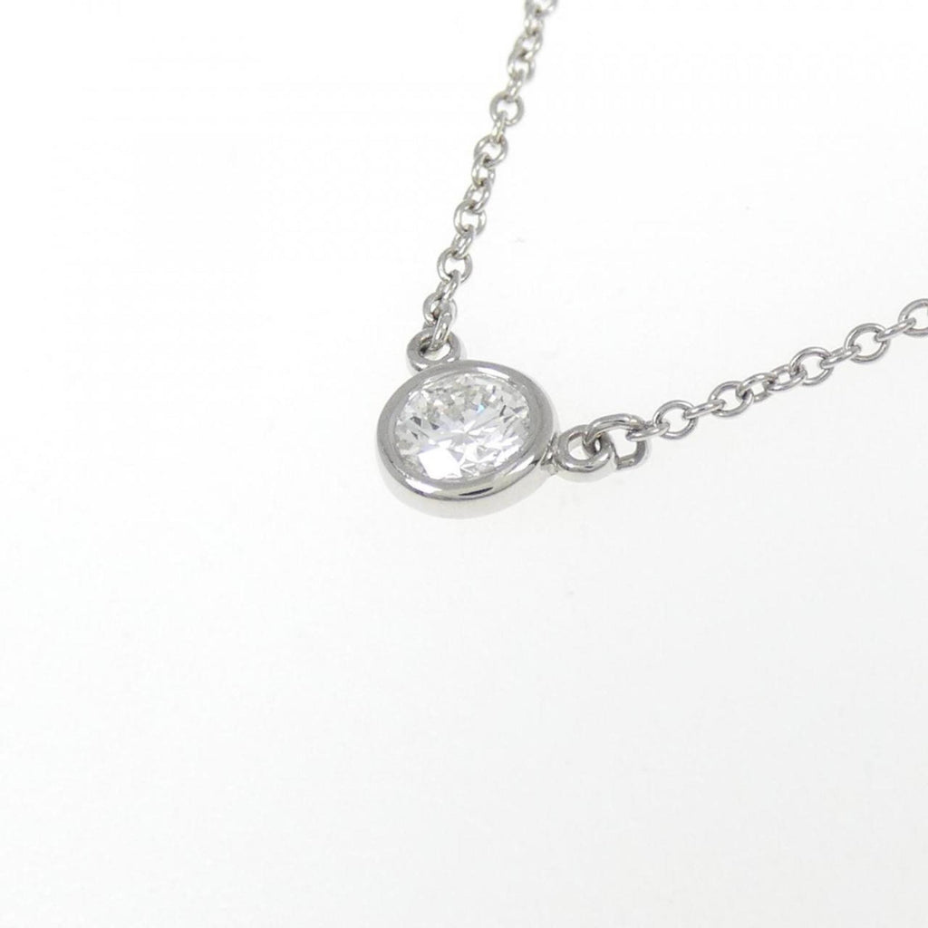 Elsa Peretti Diamonds By The Yard Pendant Necklace Platinum and Diamond 0.20-0.29CT