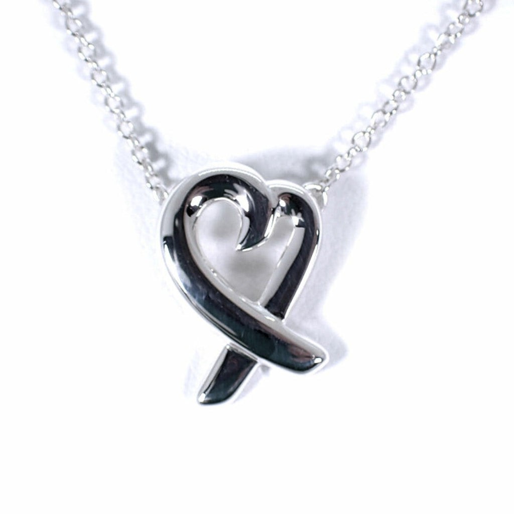 Loving Heart Pendant Necklace Sterling Silver