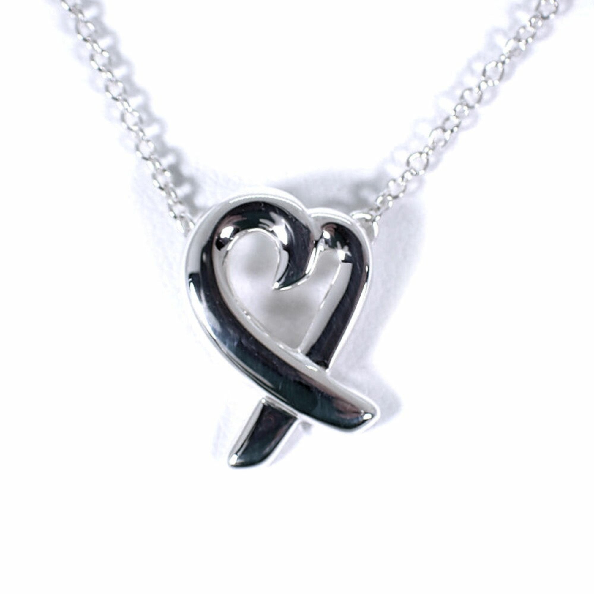 Loving Heart Pendant Necklace Sterling Silver