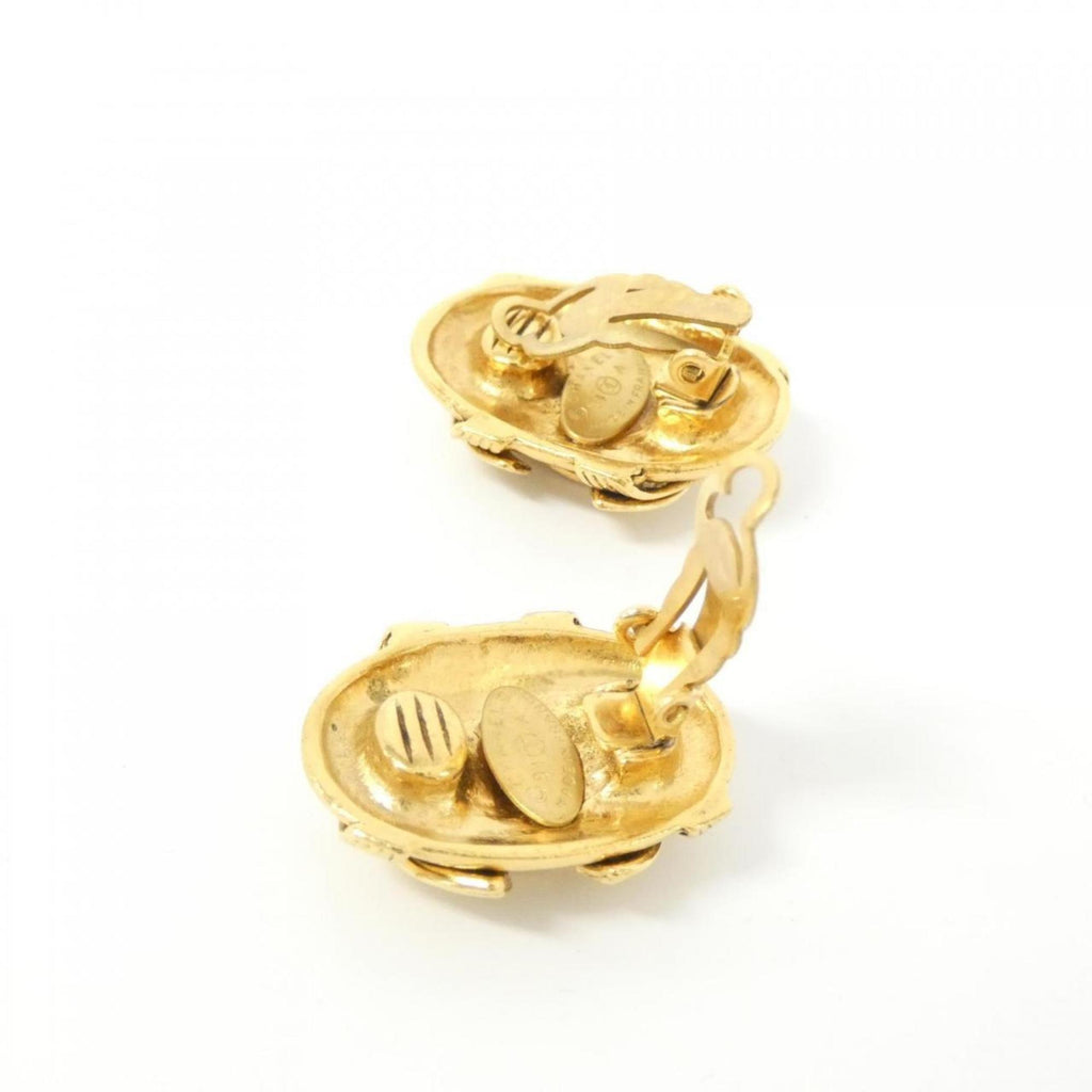 Clip-On Earrings Clip-On Gold-Tone Metal