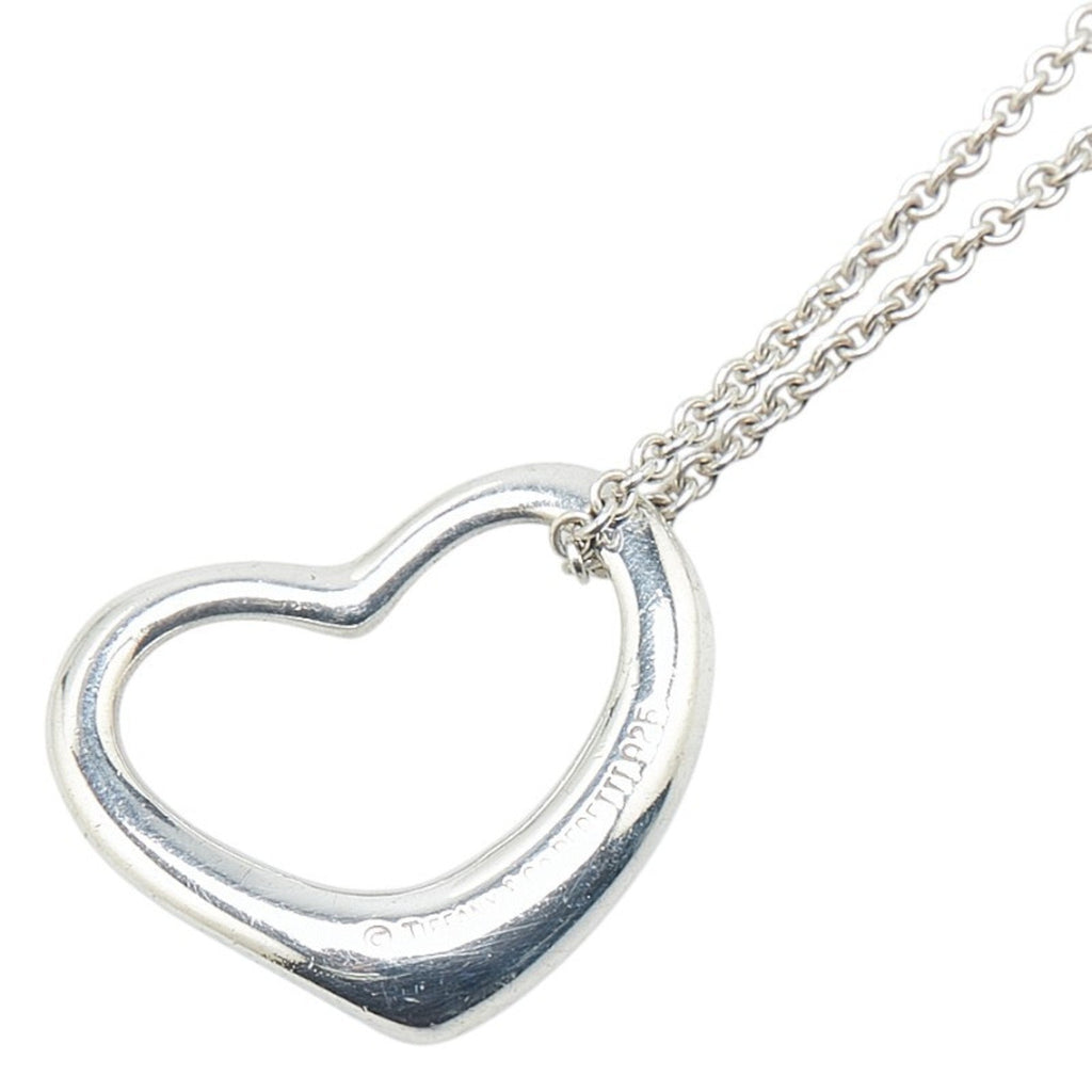 Heart Pendant Necklace Sterling Silver