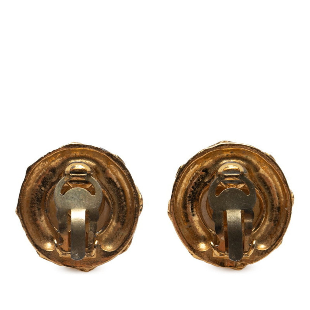 Pearl Clip-On Earrings Gold and Artificial Pearl