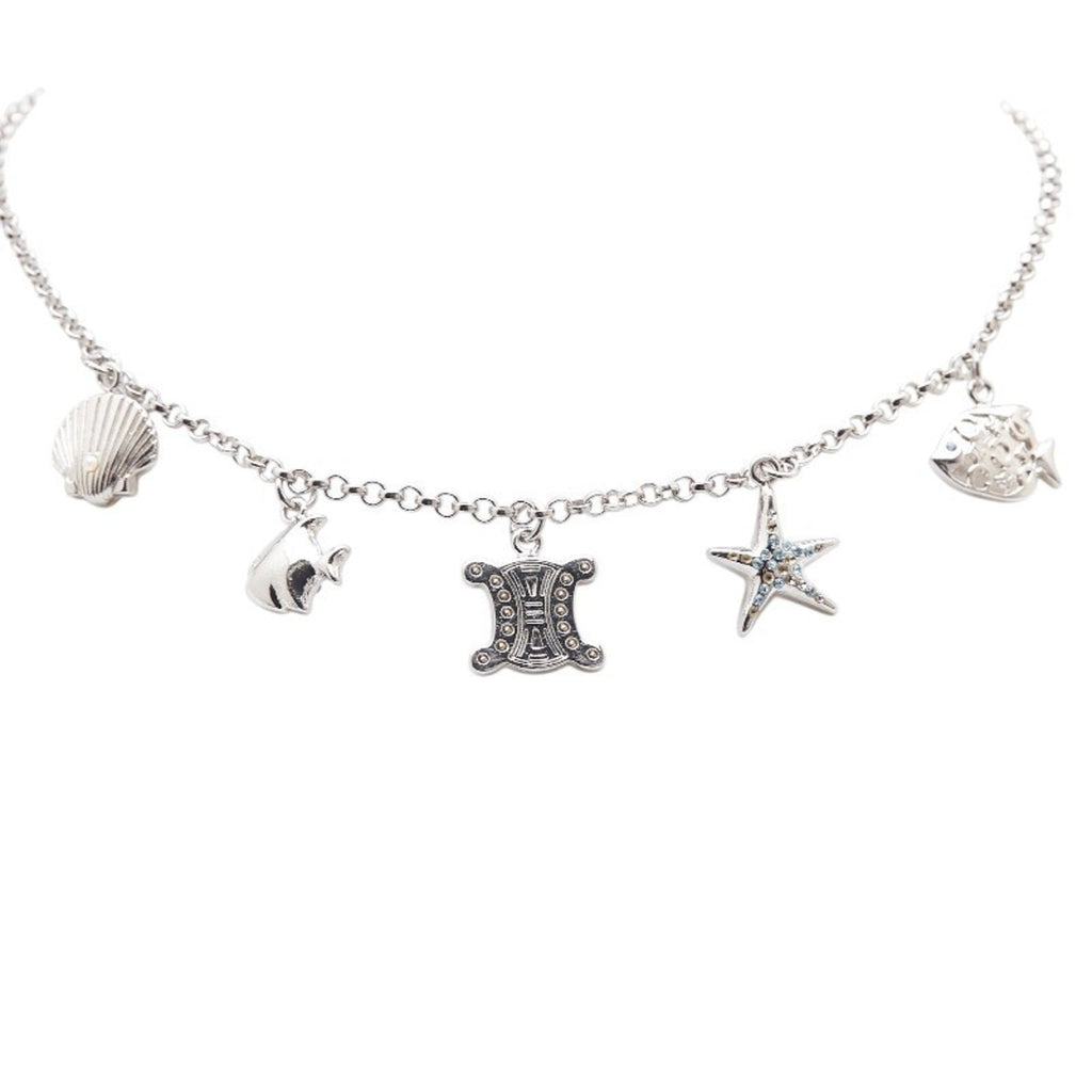 Pendant Necklace With Rhinestone