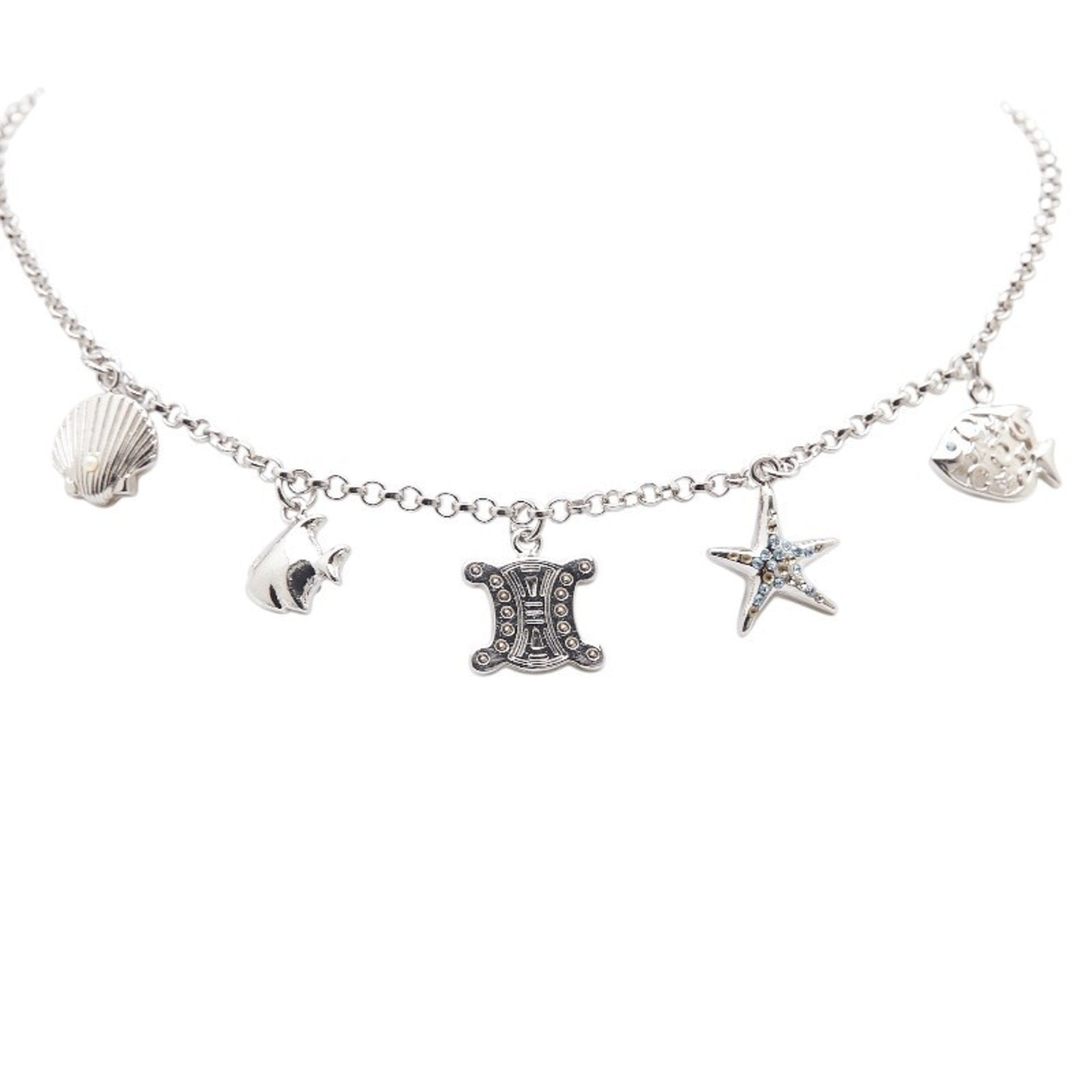 Pendant Necklace With Rhinestone