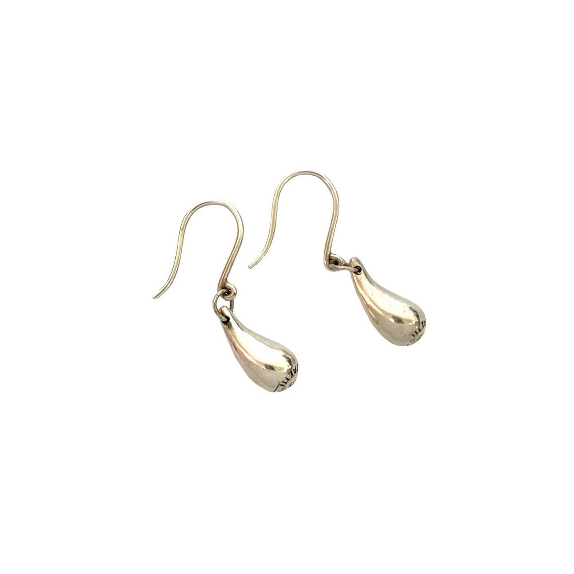 Elsa Peretti Earrings Sterling Silver 23mm Sterling Silver