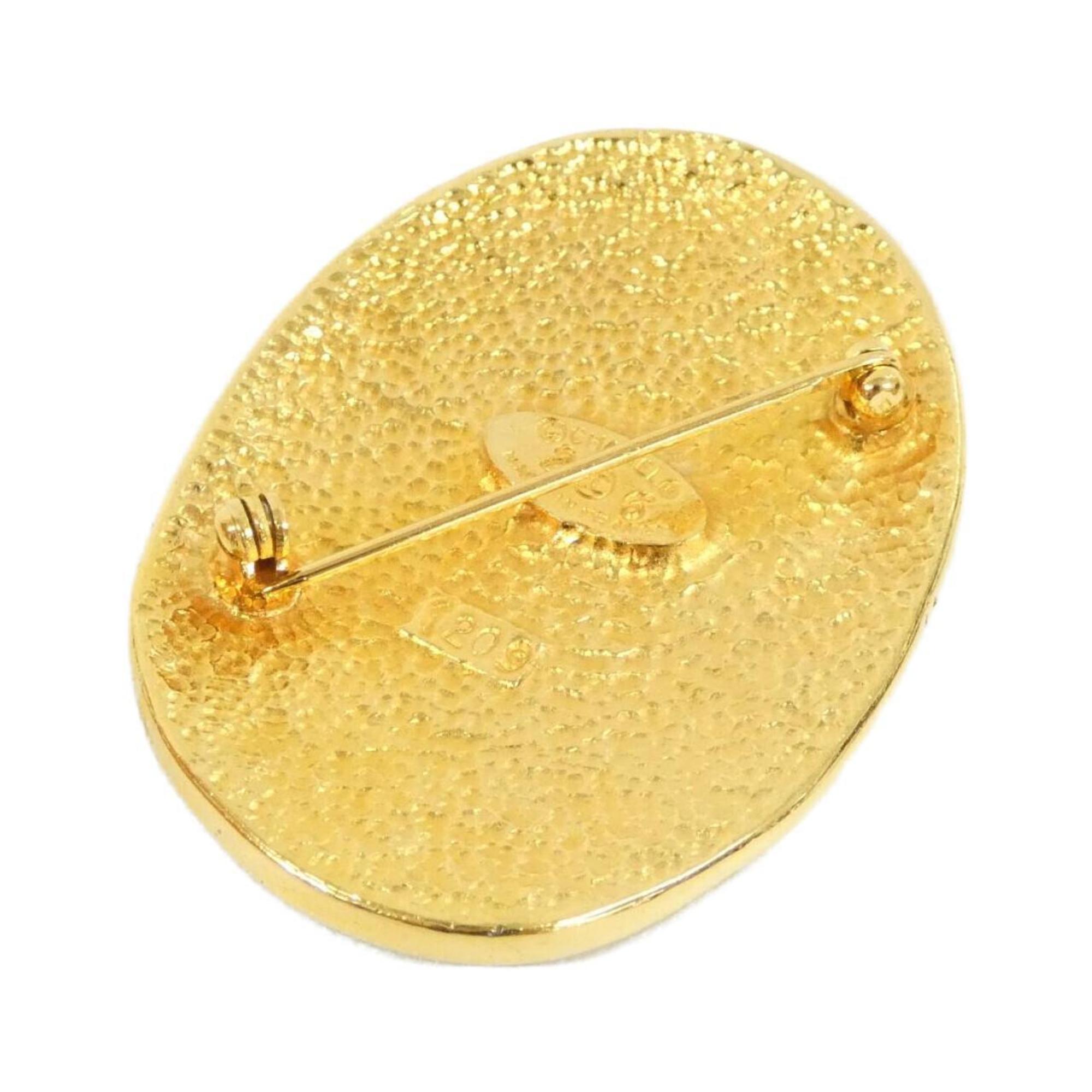 Brooch Gold-Tone Metal