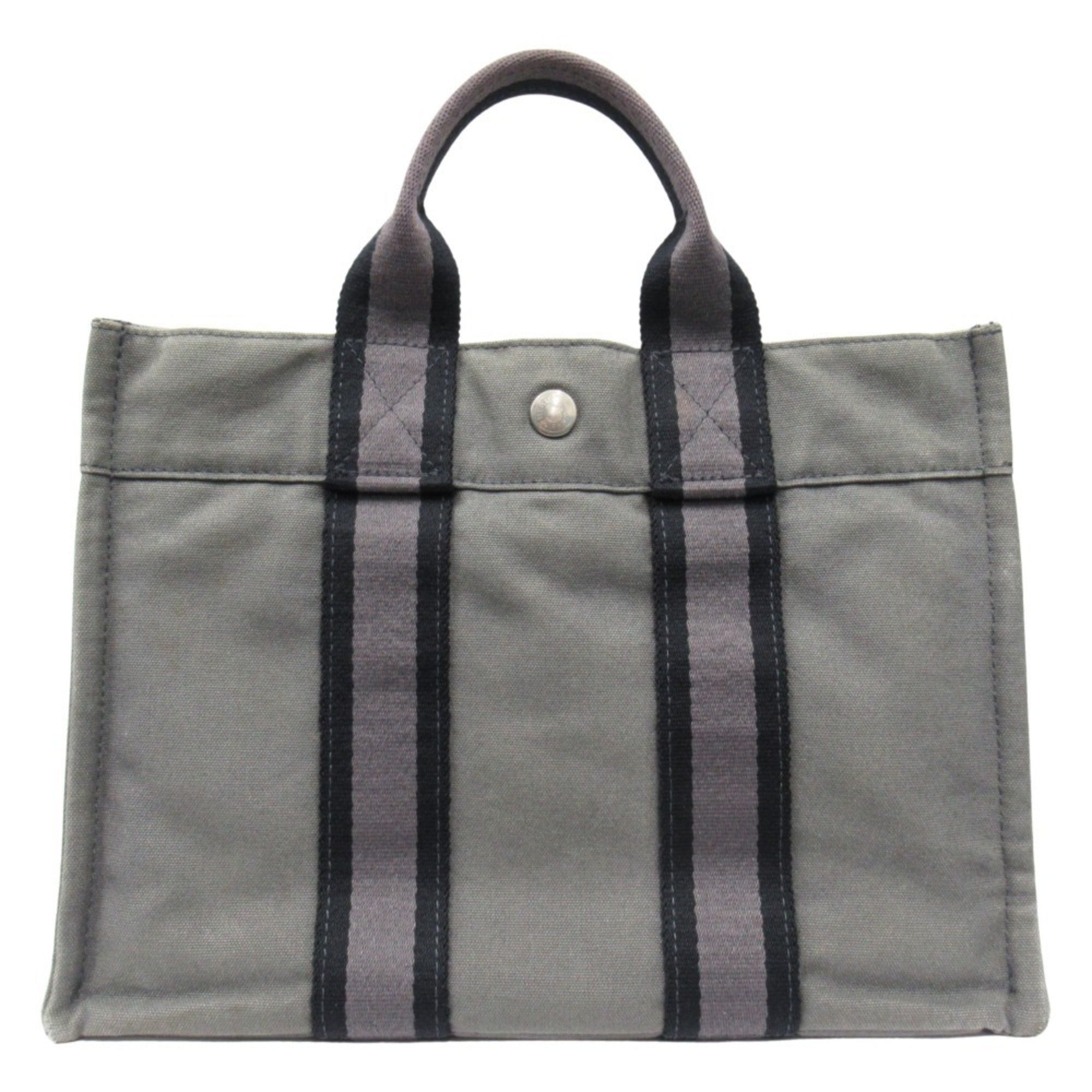 Sac Harnais Tote Toile and Leather PM