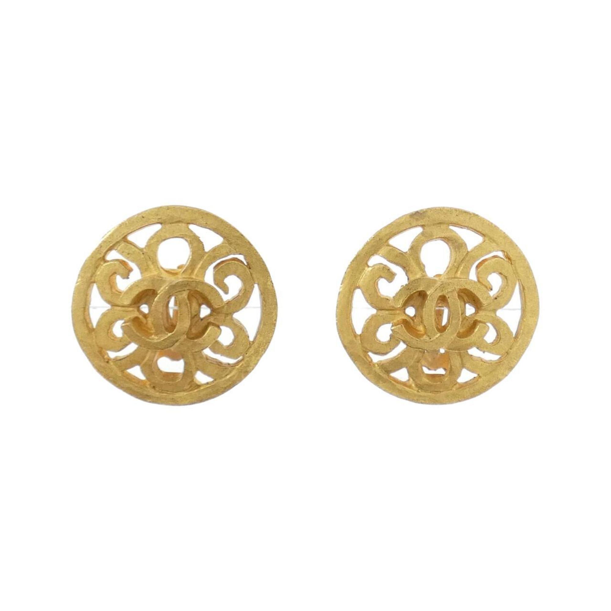 Clip-On Earrings Clip-On Gold-Tone Metal