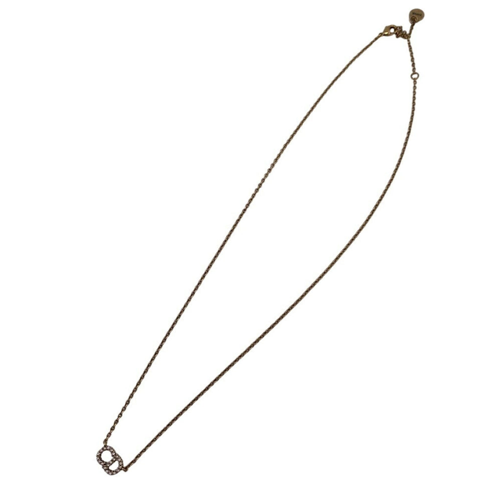 Clair D Lune Necklace Gold with Rhinestone