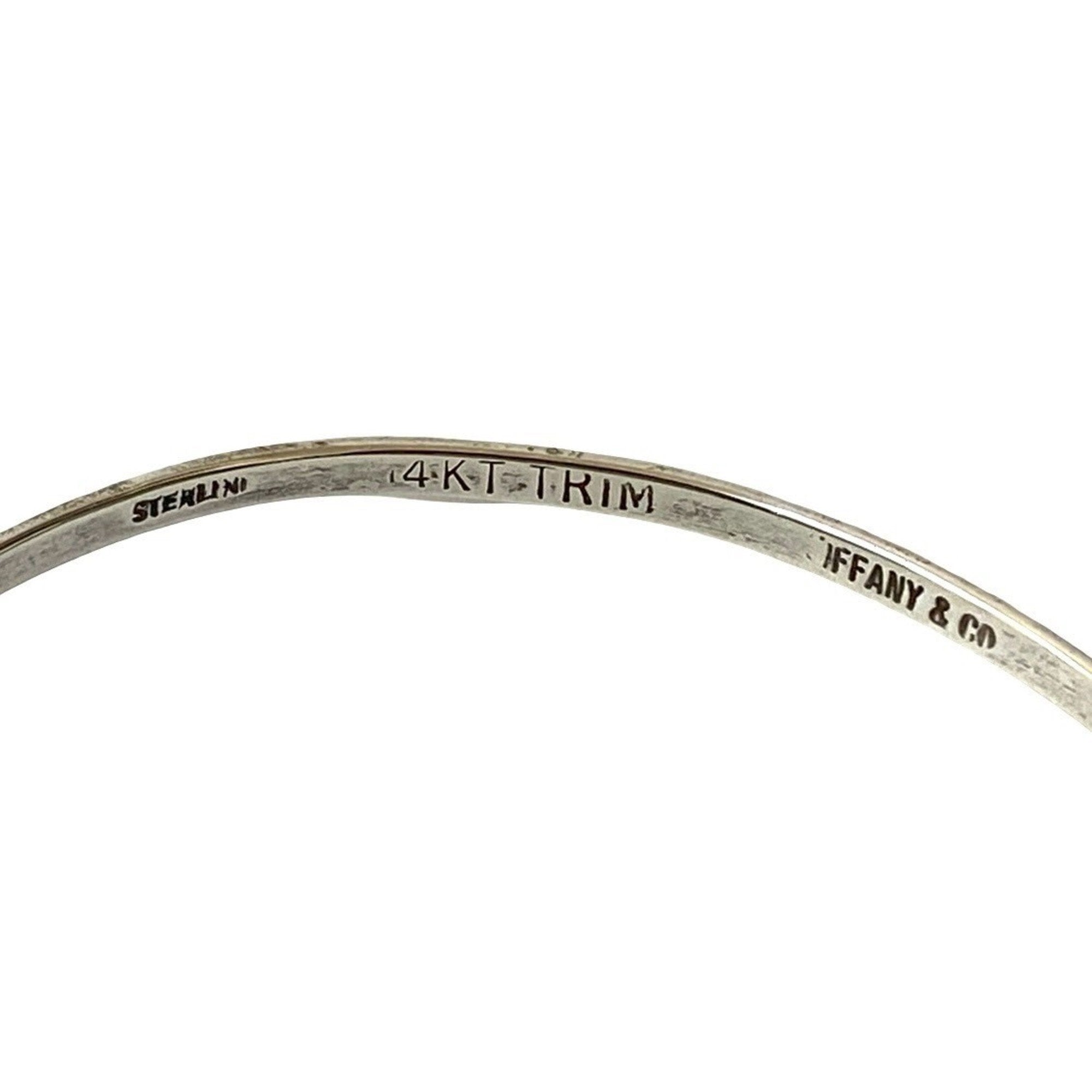 Hook Eye Double Heart Bracelet 18K Yellow Gold and Sterling Silver
