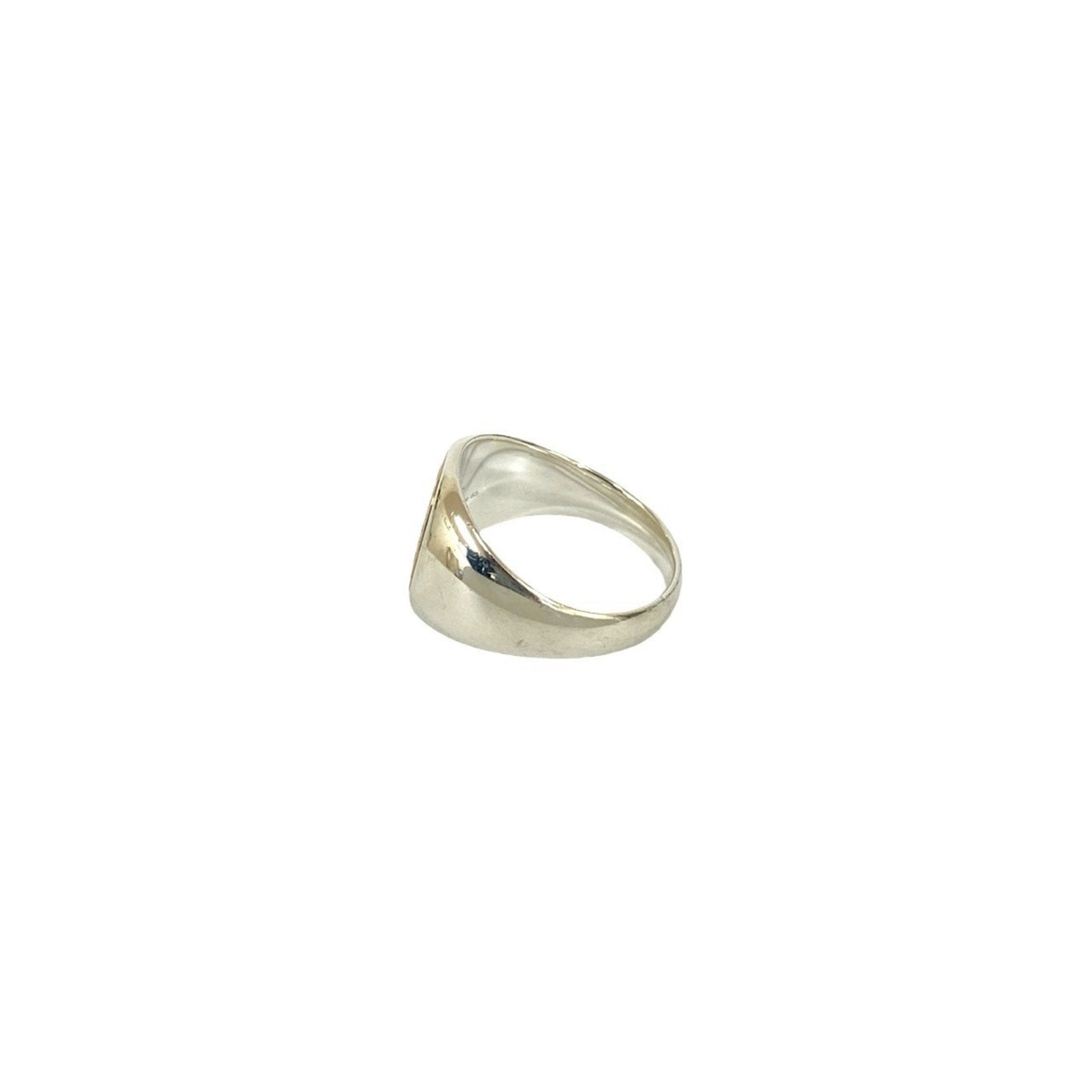 Ex Libris Chevalier Ring 18K Yellow Gold and Sterling Silver