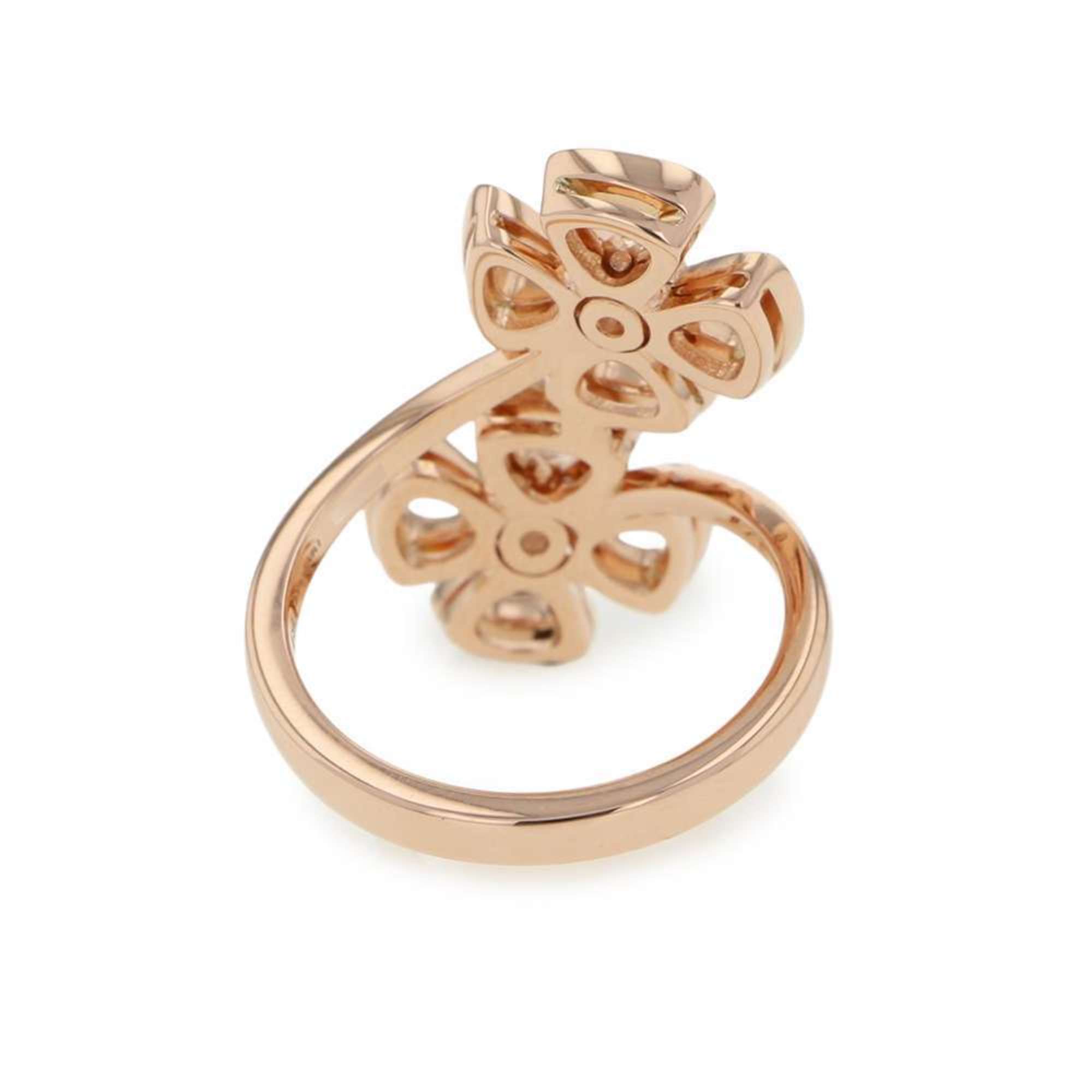 Band Ring 18K Rose Gold with Diamond