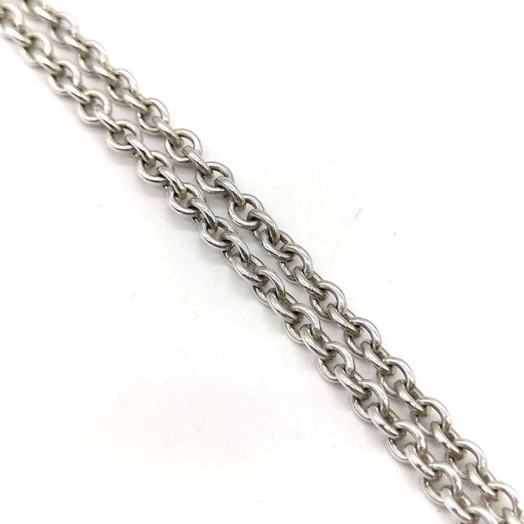 Amulet Birkin Motif Pendant Necklace Sterling Silver