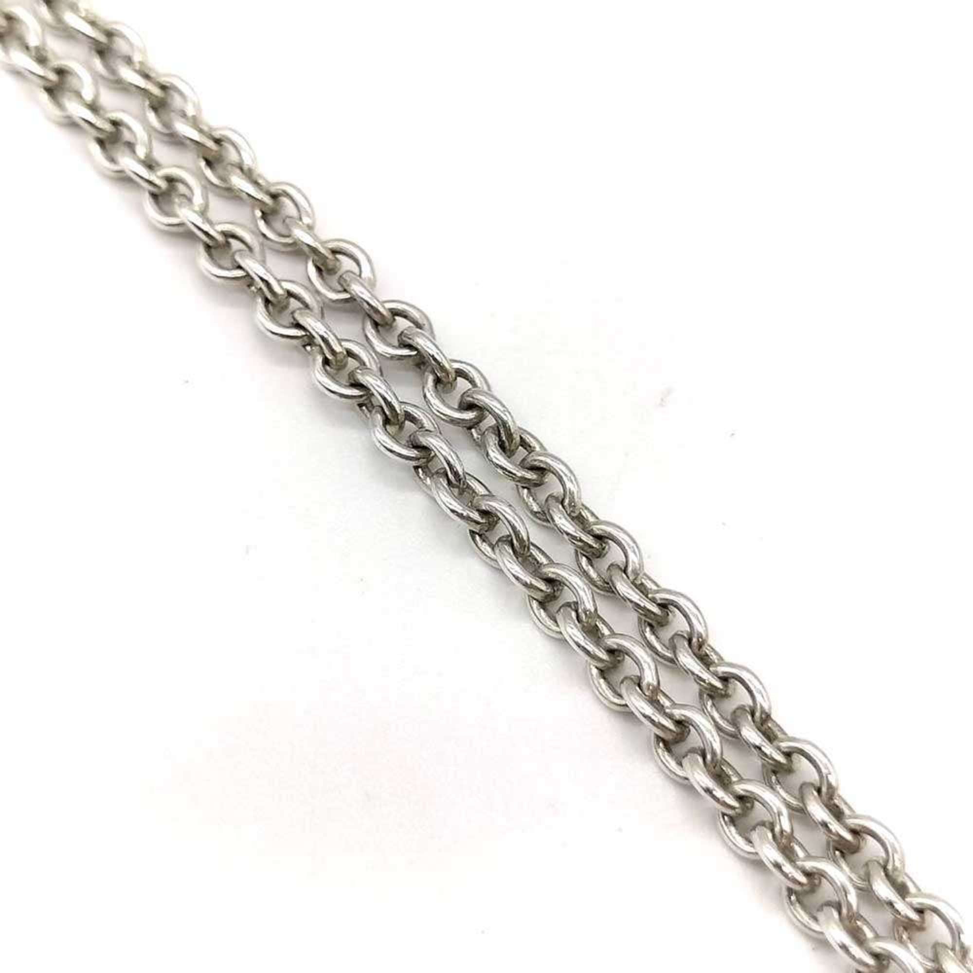 Amulet Birkin Motif Pendant Necklace Sterling Silver