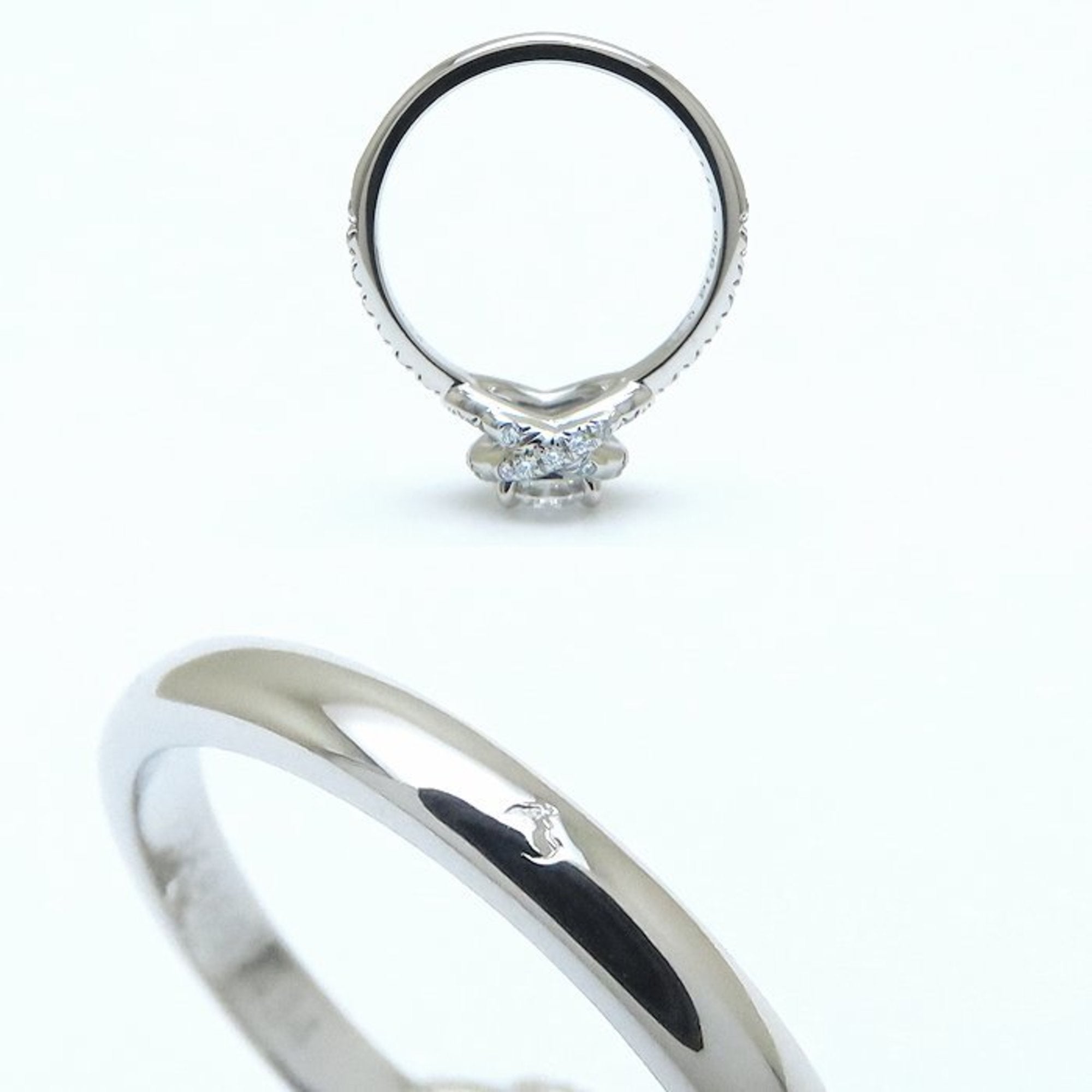 Ring Platinum with Diamond