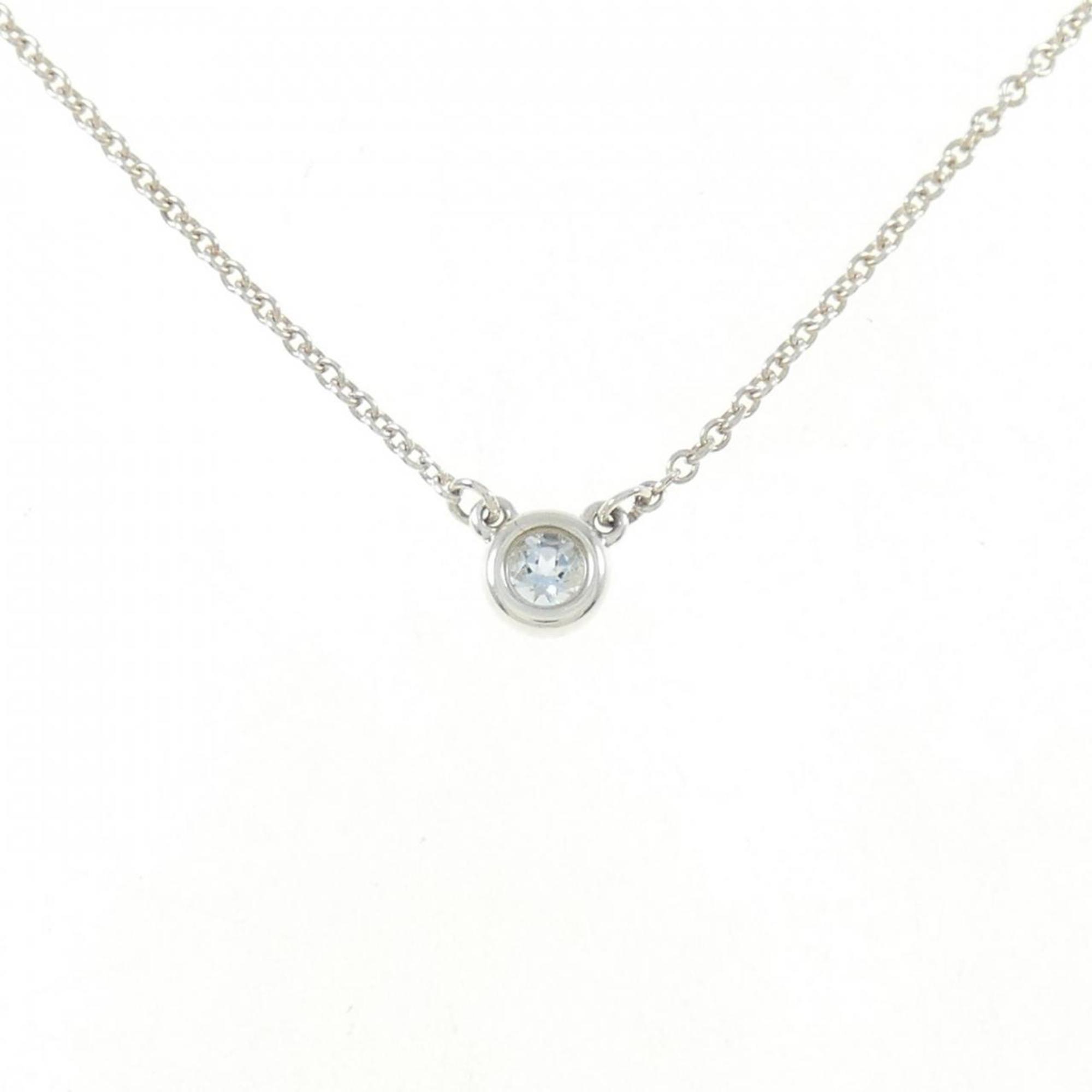 Elsa Peretti Diamonds By The Yard Pendant Necklace Sterling Silver