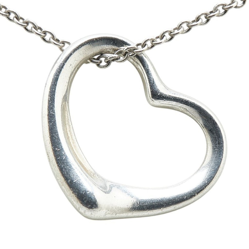 Heart Pendant Necklace Sterling Silver