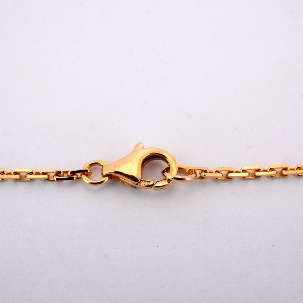 Pendant Necklace 18K Rose Gold with Diamond
