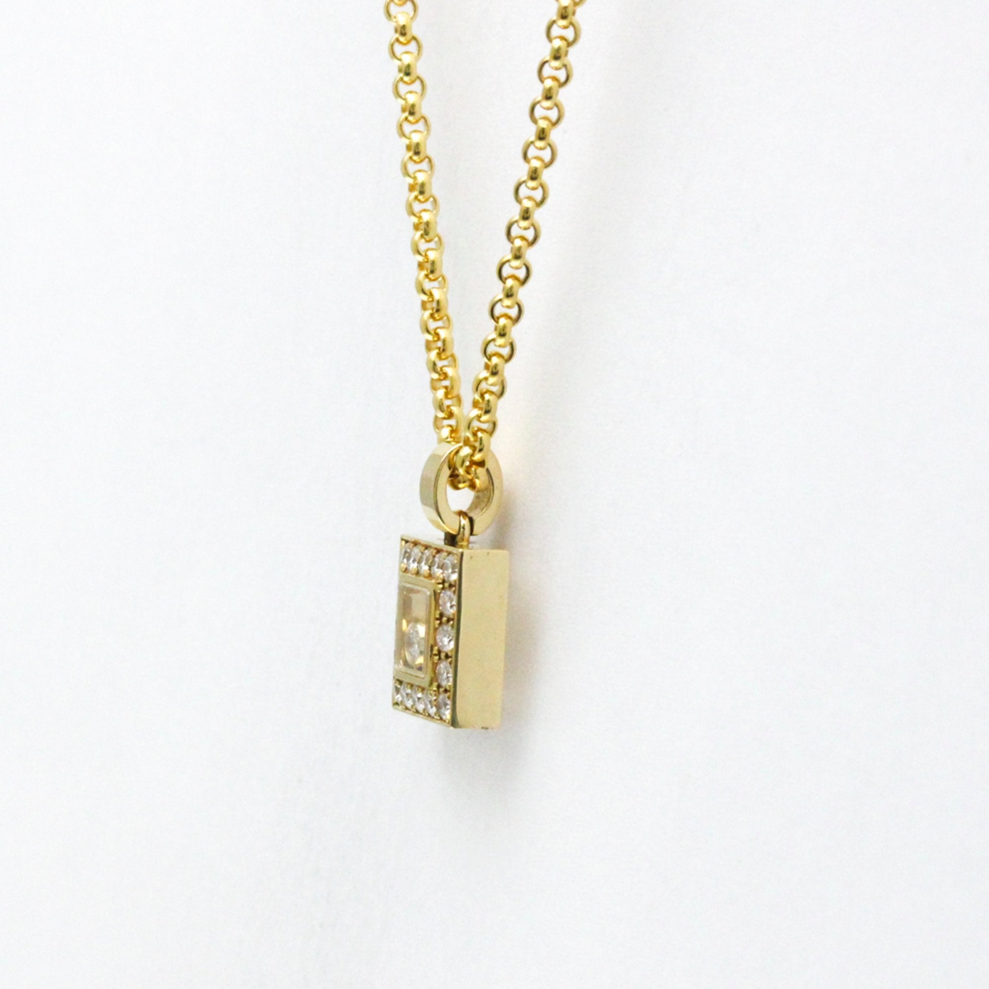 Happy Diamonds Pendant Necklace 18K Yellow Gold and Diamond