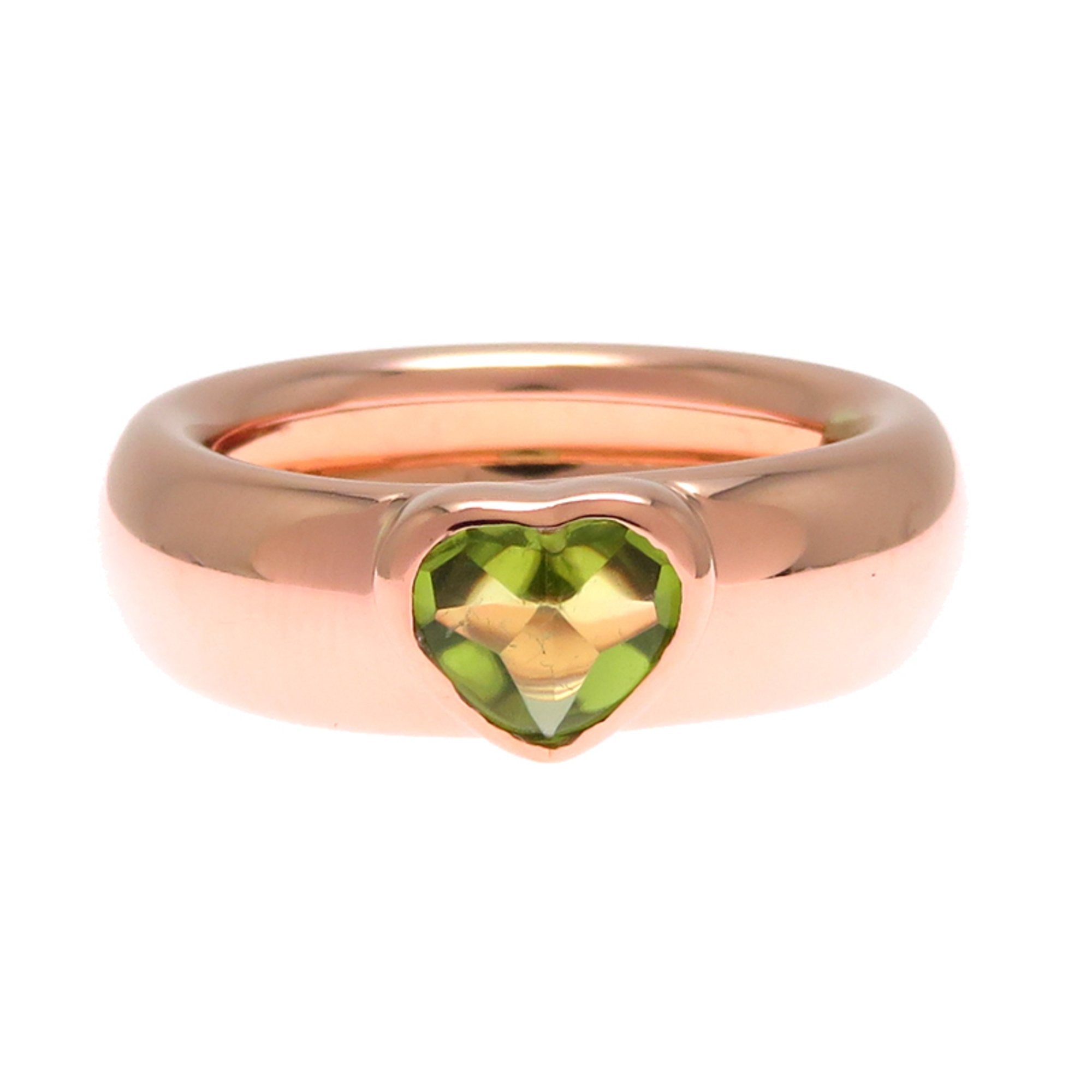 Ring 18K Rose Gold with Peridot