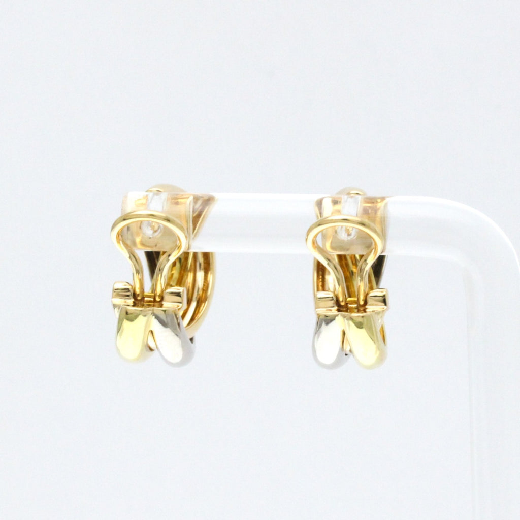 Trinity Earrings 18K Tricolor Gold