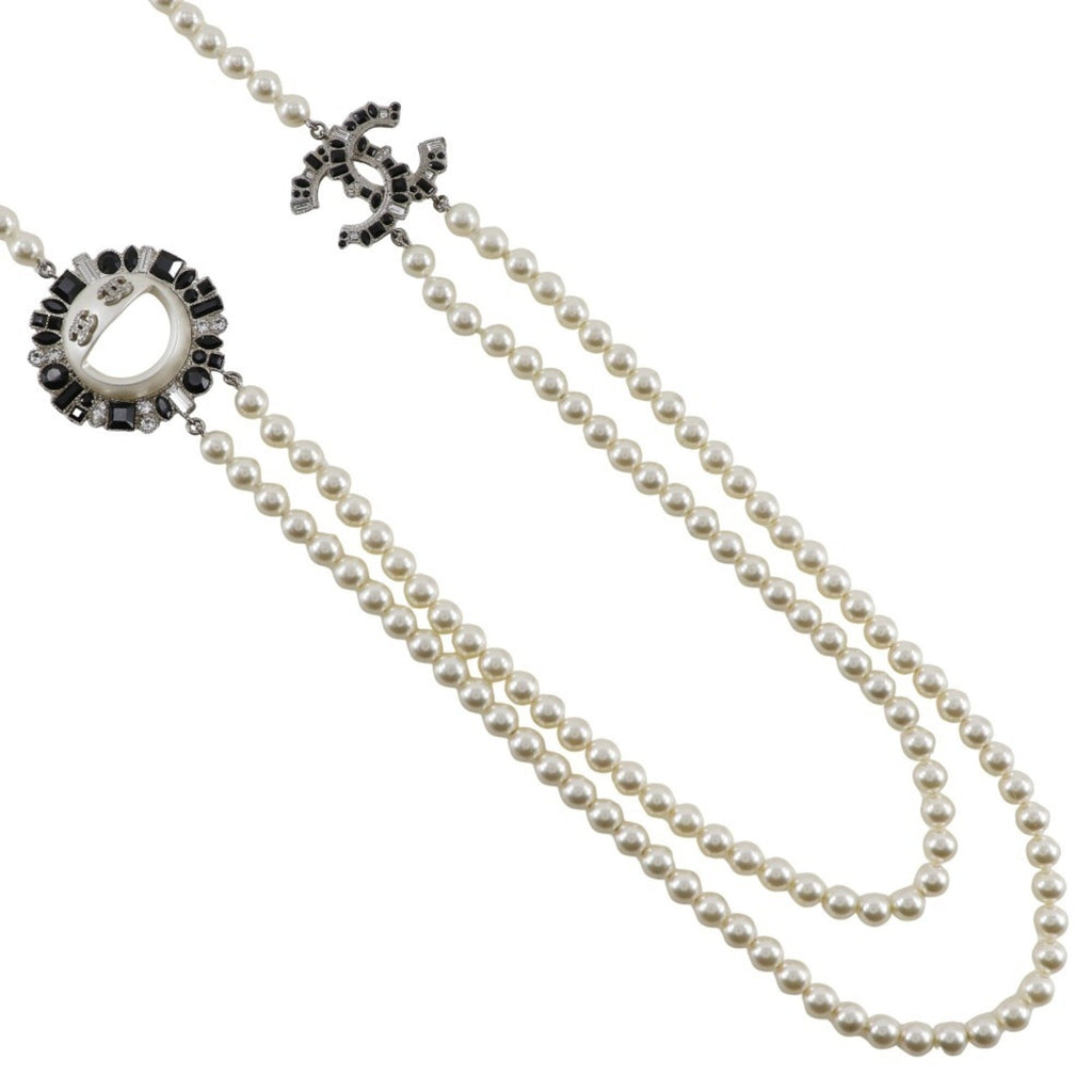 CC Logo Pendant Necklace Metal