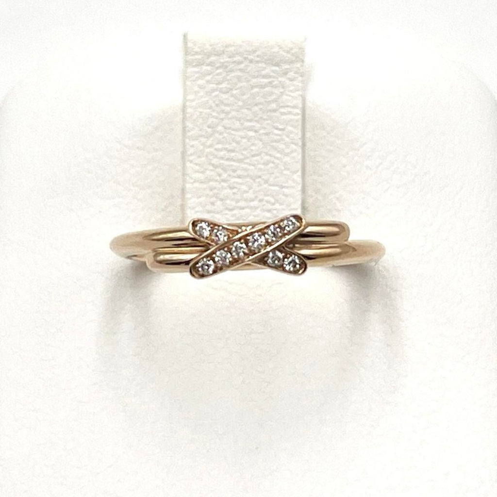 Lien Ring 18K Rose Gold With Diamond