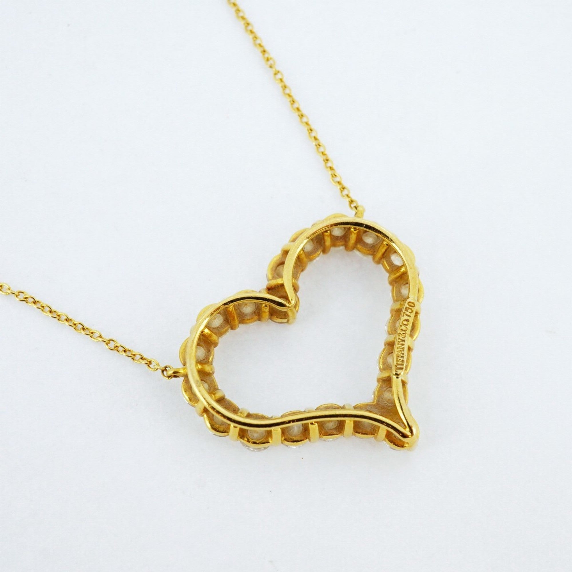 Pendant Necklace 18K Yellow Gold With Diamond