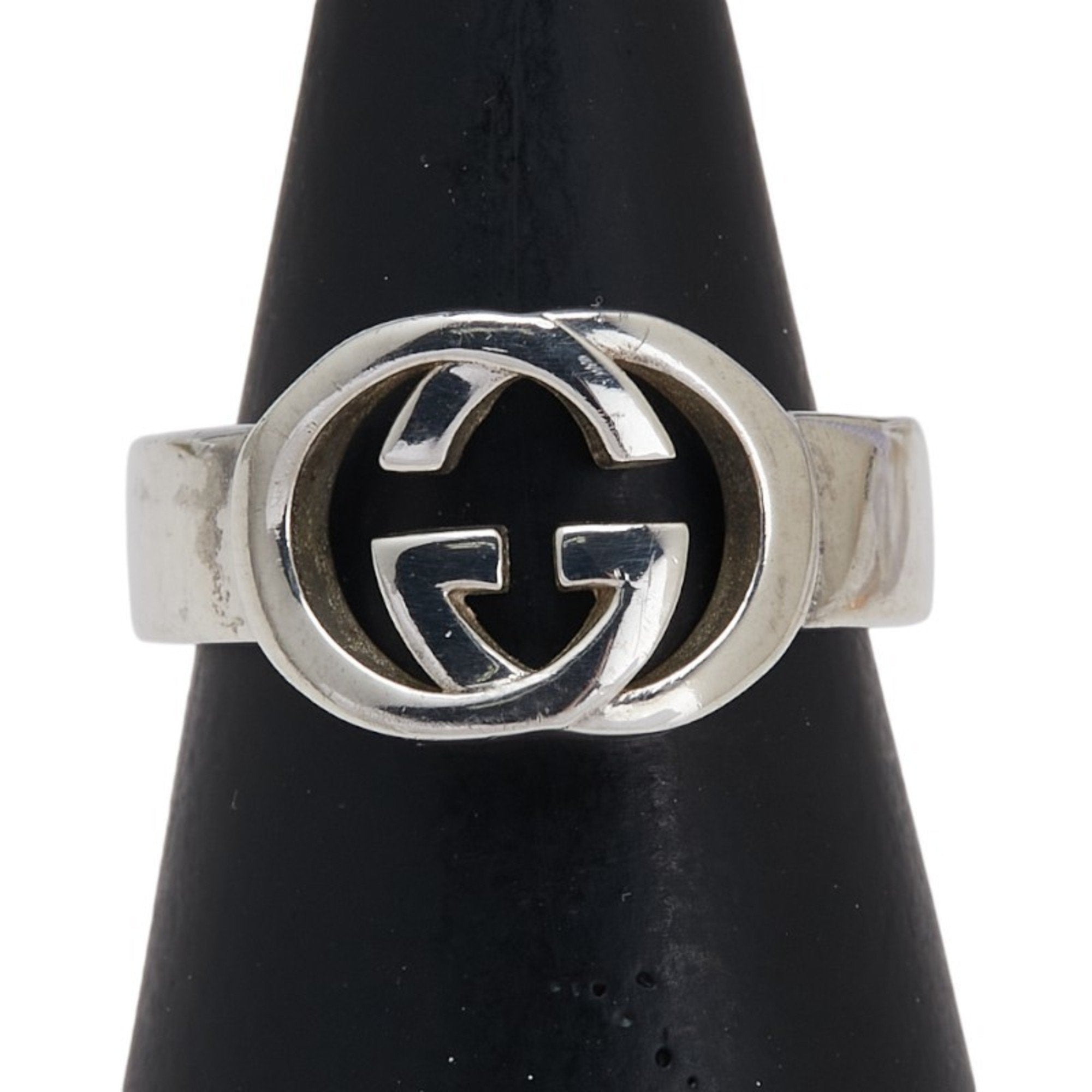 Interlocking G Ring Sterling Silver