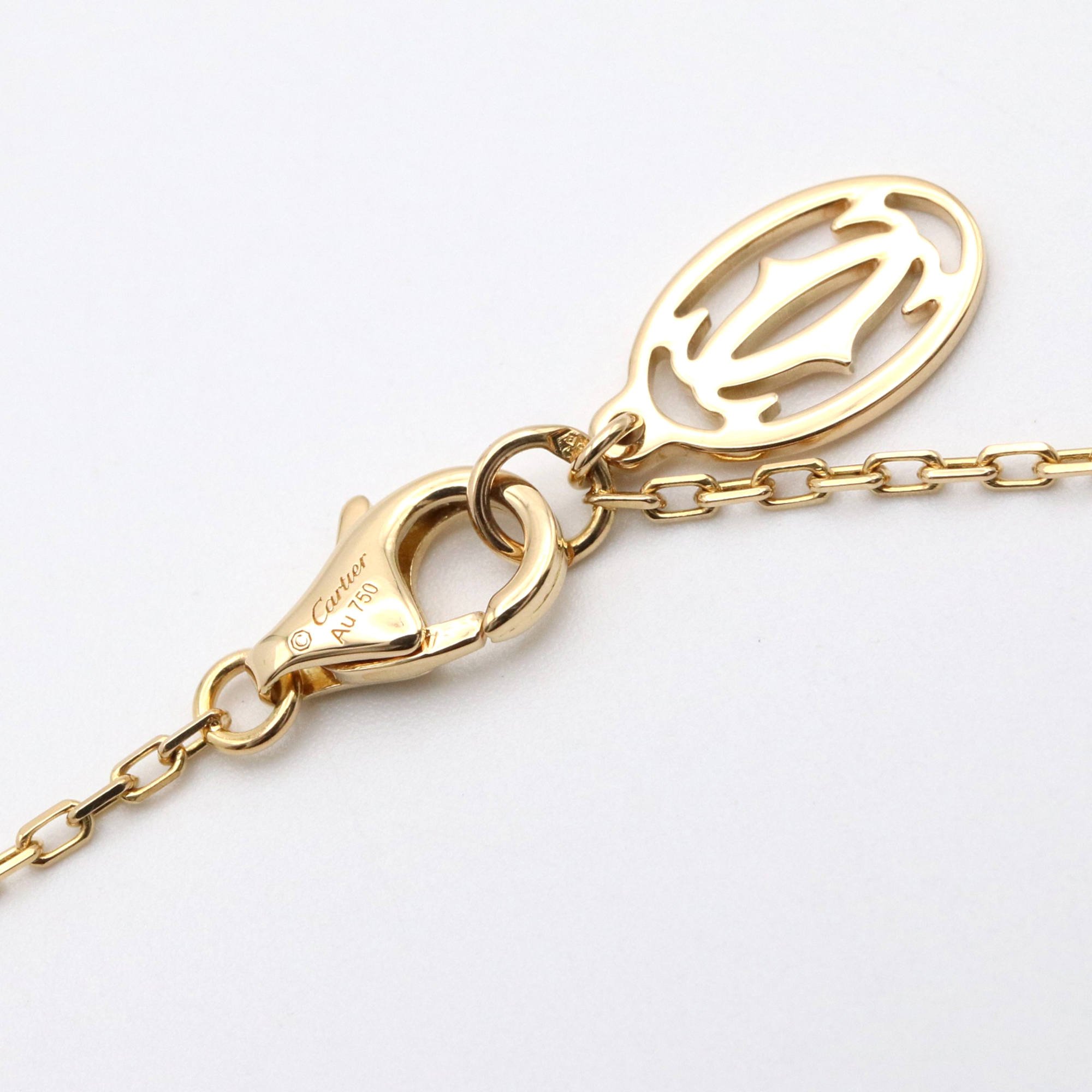 Pendant Necklace 18K Yellow Gold With Diamond