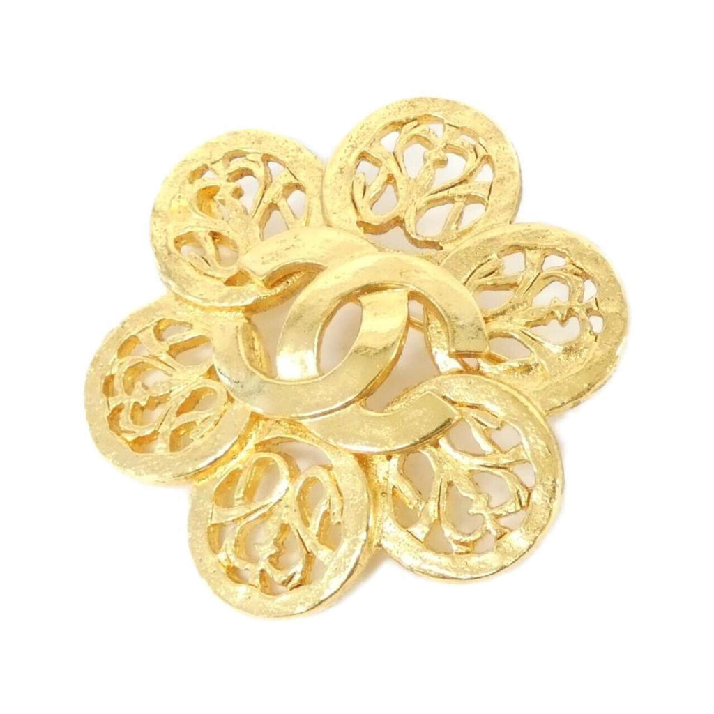 Brooch Gold-Tone Metal