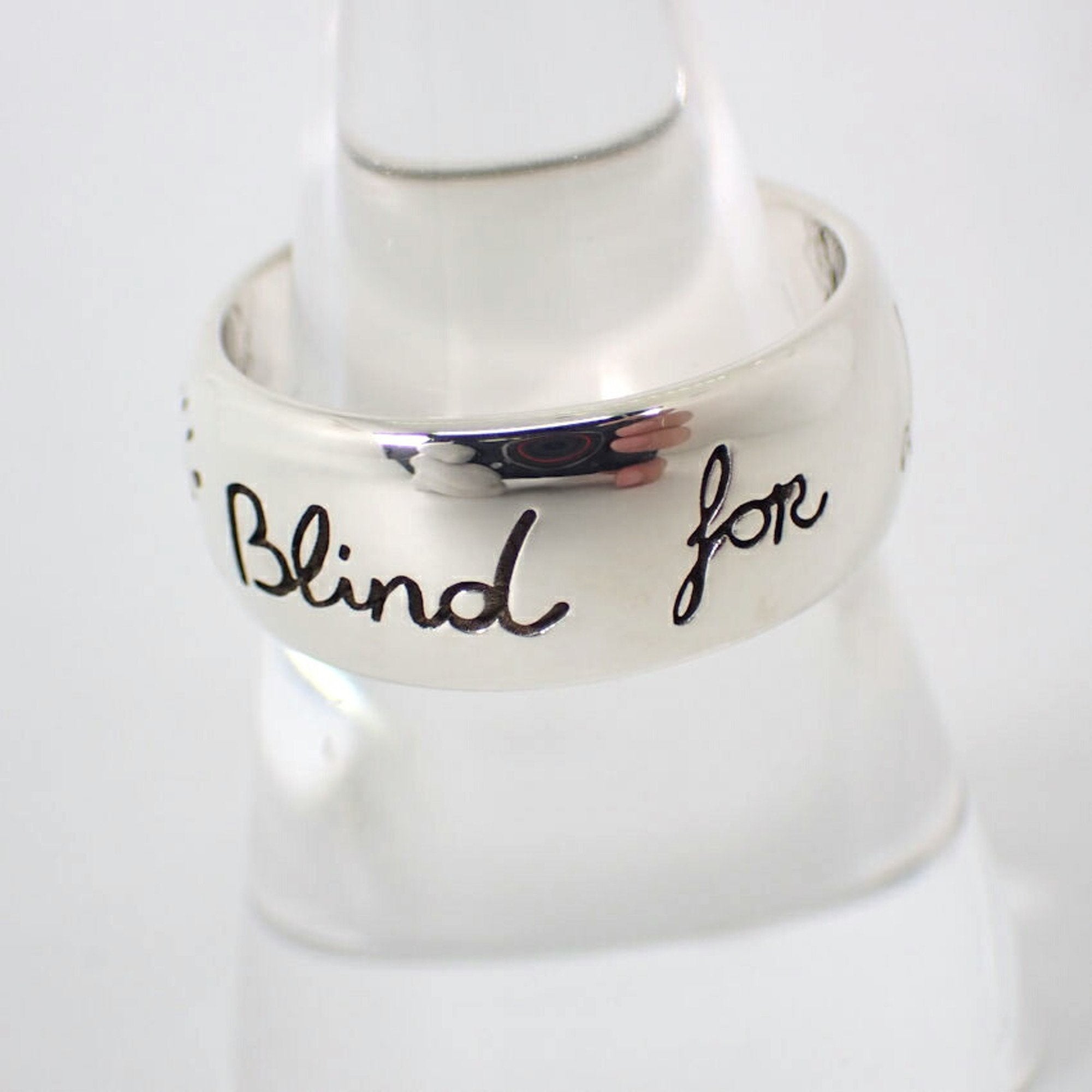 Blind For Love Ring Sterling Silver