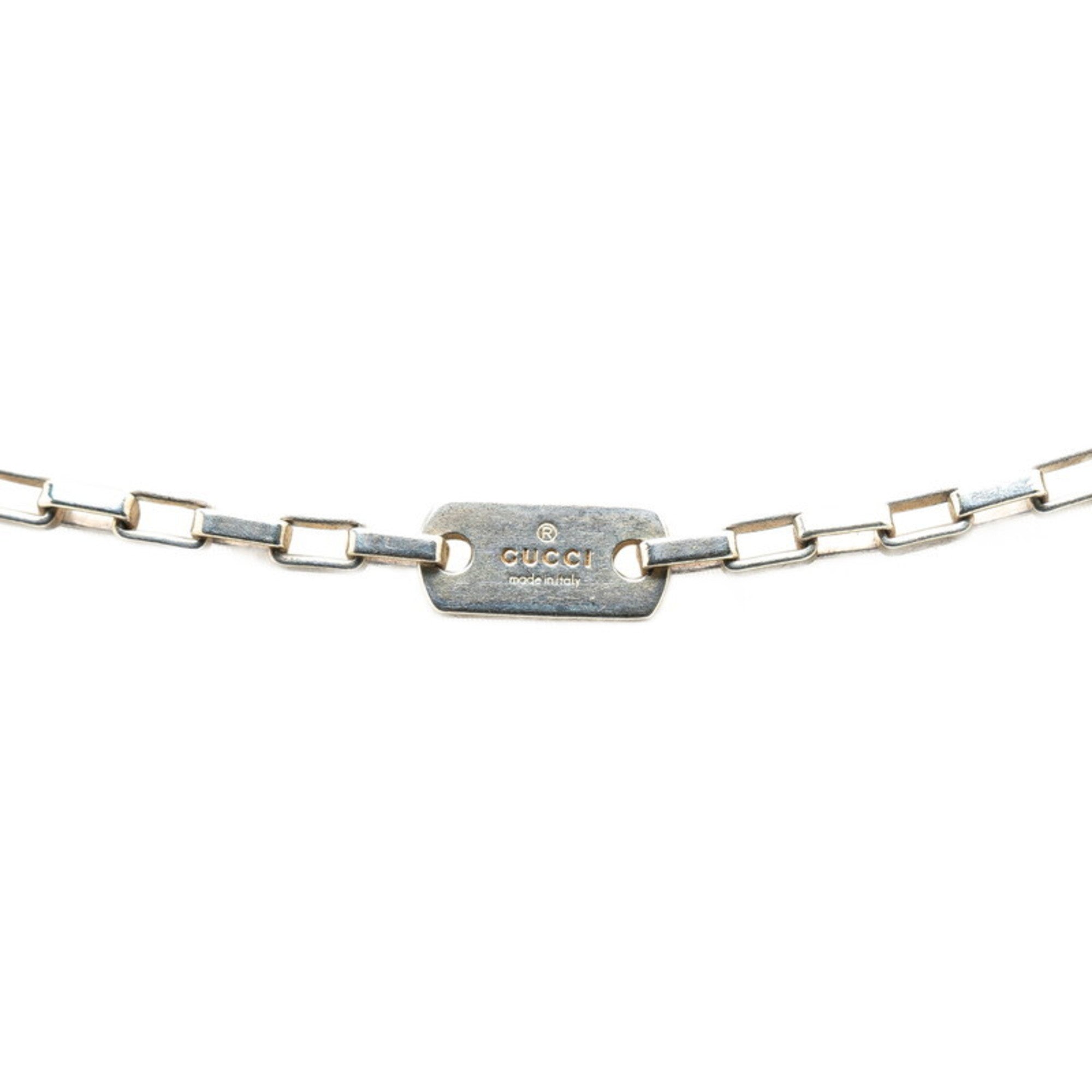 Plate Pendant Necklace Sterling Silver