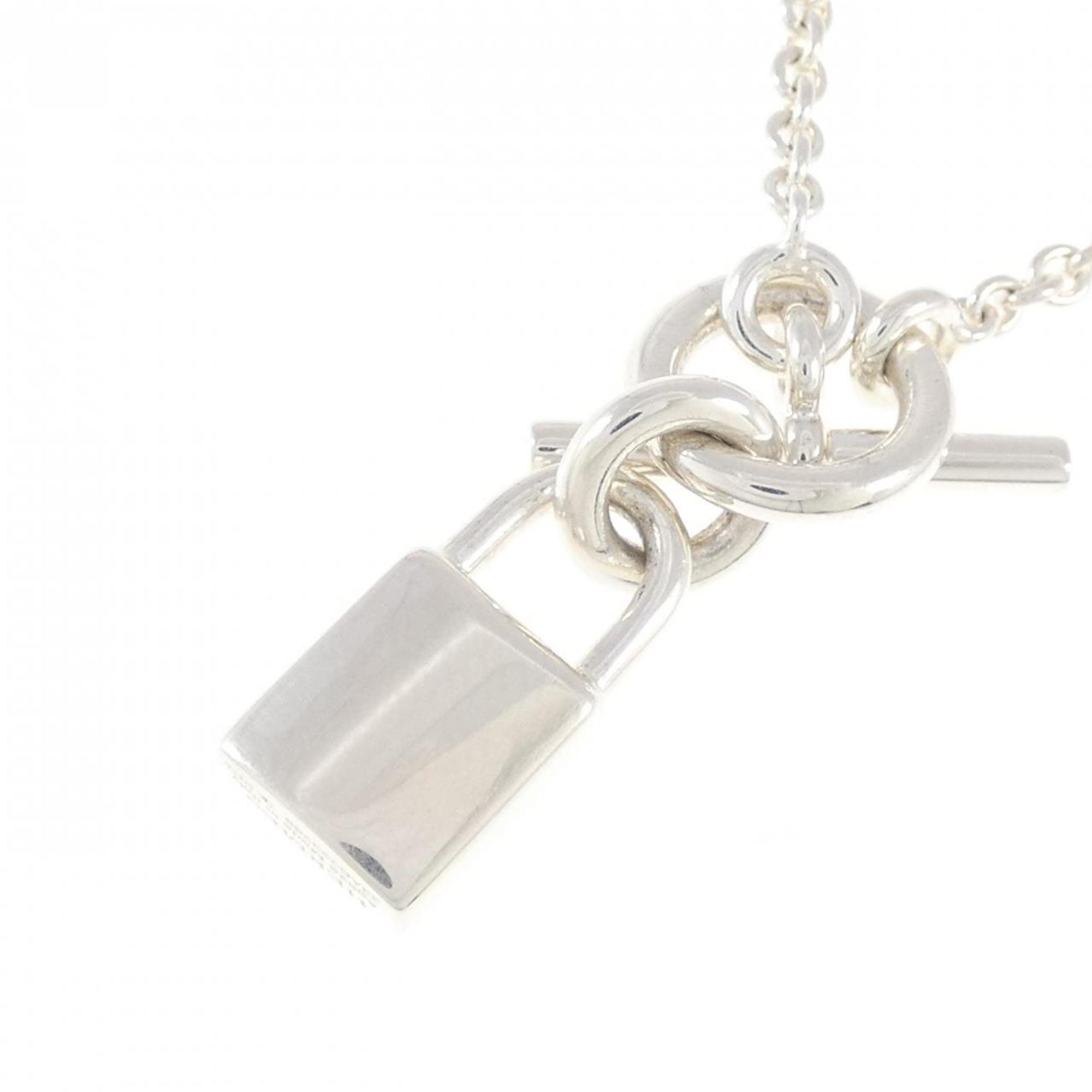 Amulet Padlock Pendant Necklace Sterling Silver