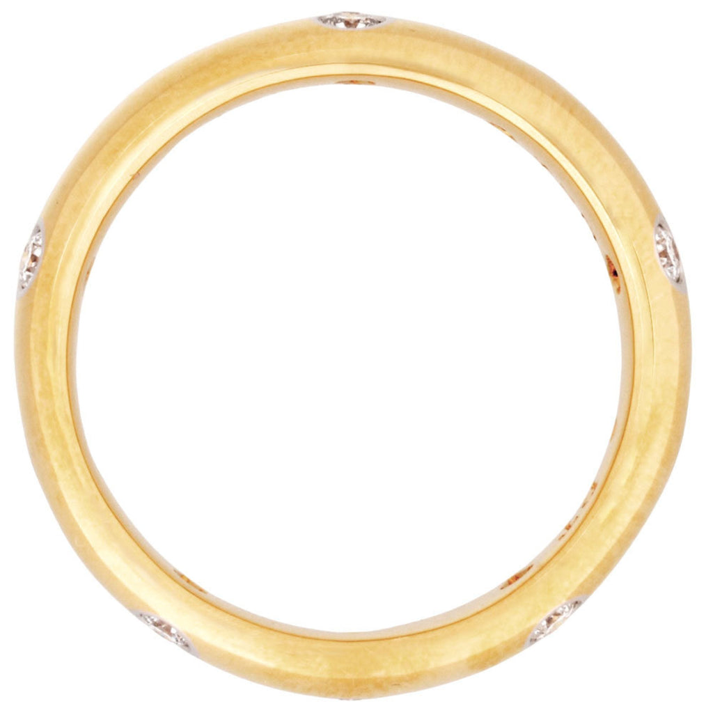 Ring Platinum and 18K Yellow Gold with Diamond