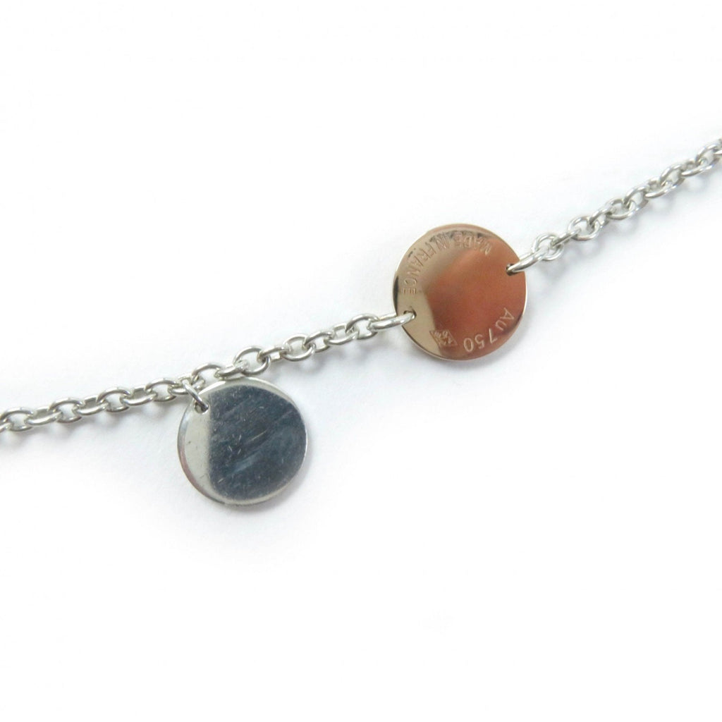 Sellier Pendant Necklace 18K Gold and Sterling Silver