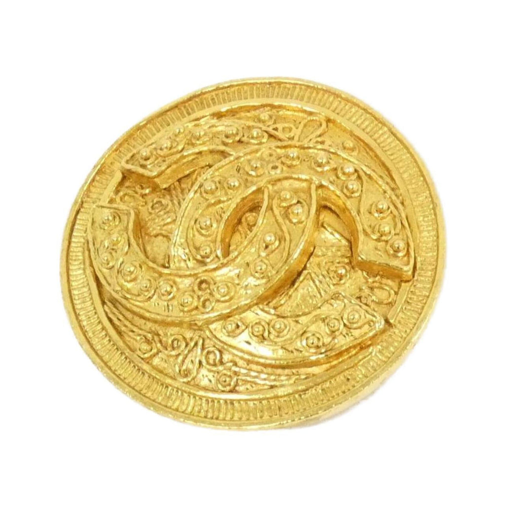 Brooch Gold-Tone Metal